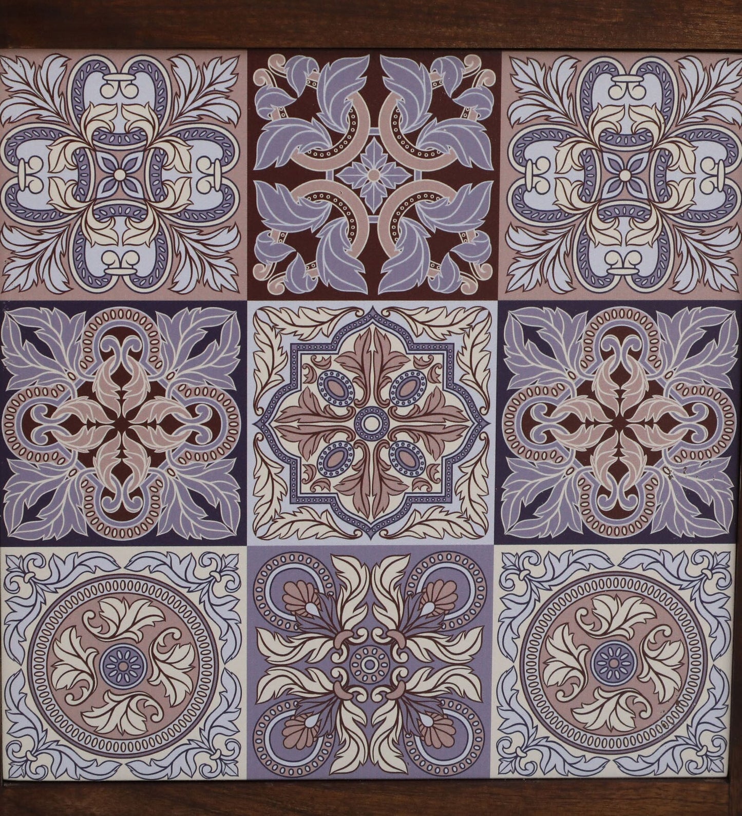 Zellige Solid Wood End Table In Tubbaq Finish With Drawer