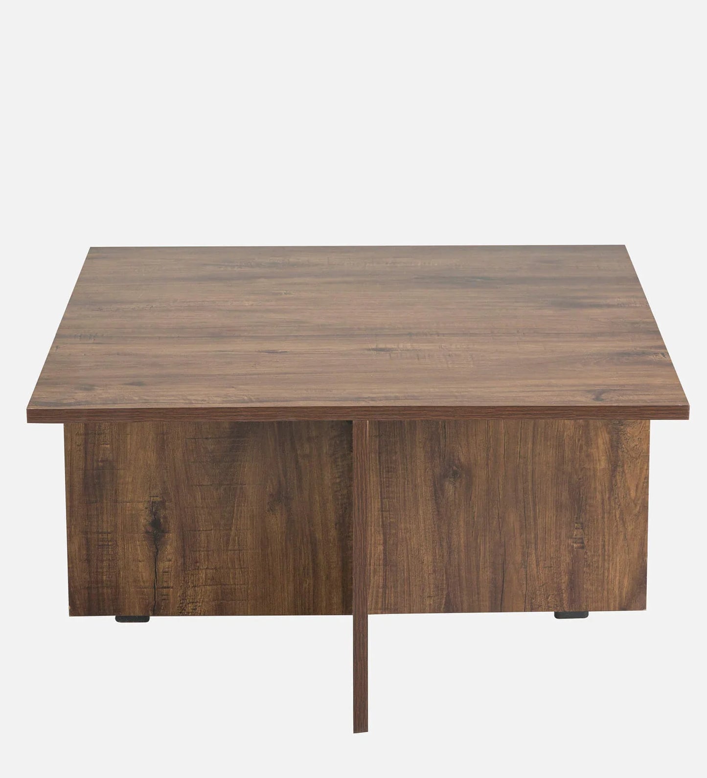 Nesting Coffee Table With 4 Stools In Classic Walnut Finish