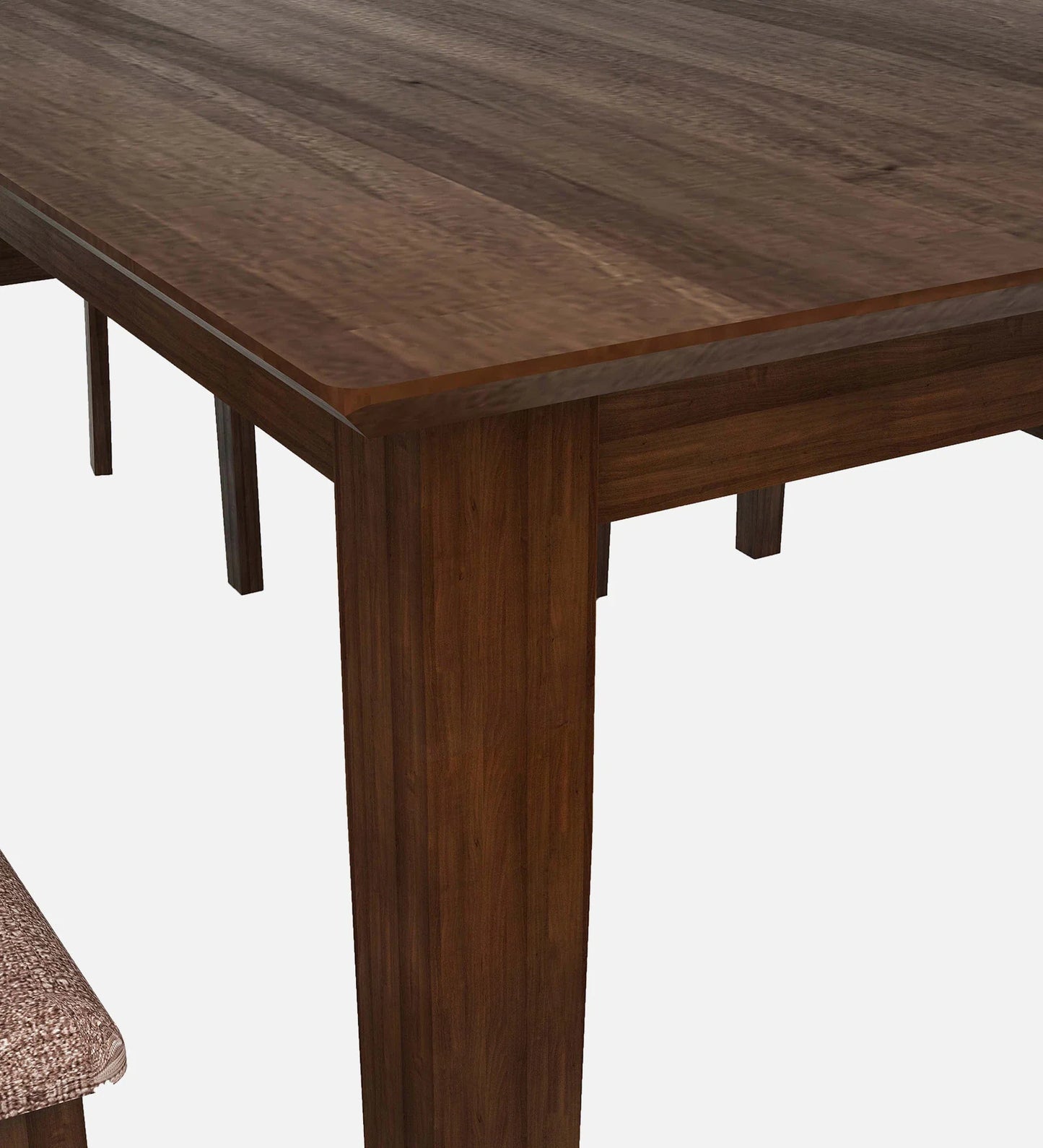 6 Seater Dining Set in Dark Cappuccino Finish