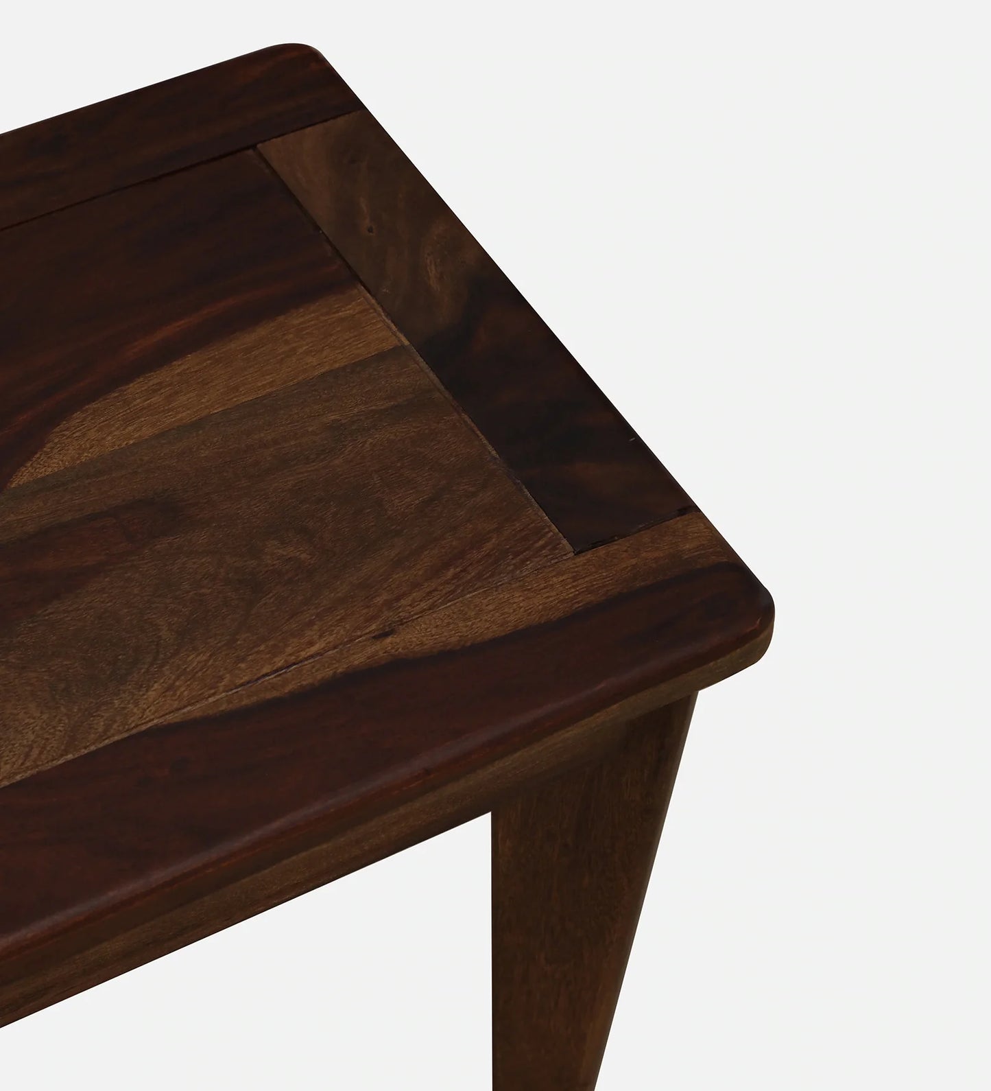 Sheesham Wood 6 Seater Dining Set In Scratch Resistant Provincial Teak Finish With Bench