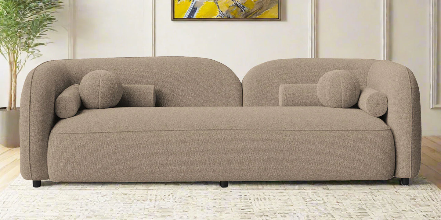 3 Seater Sofa In Mushroom Beige Colour