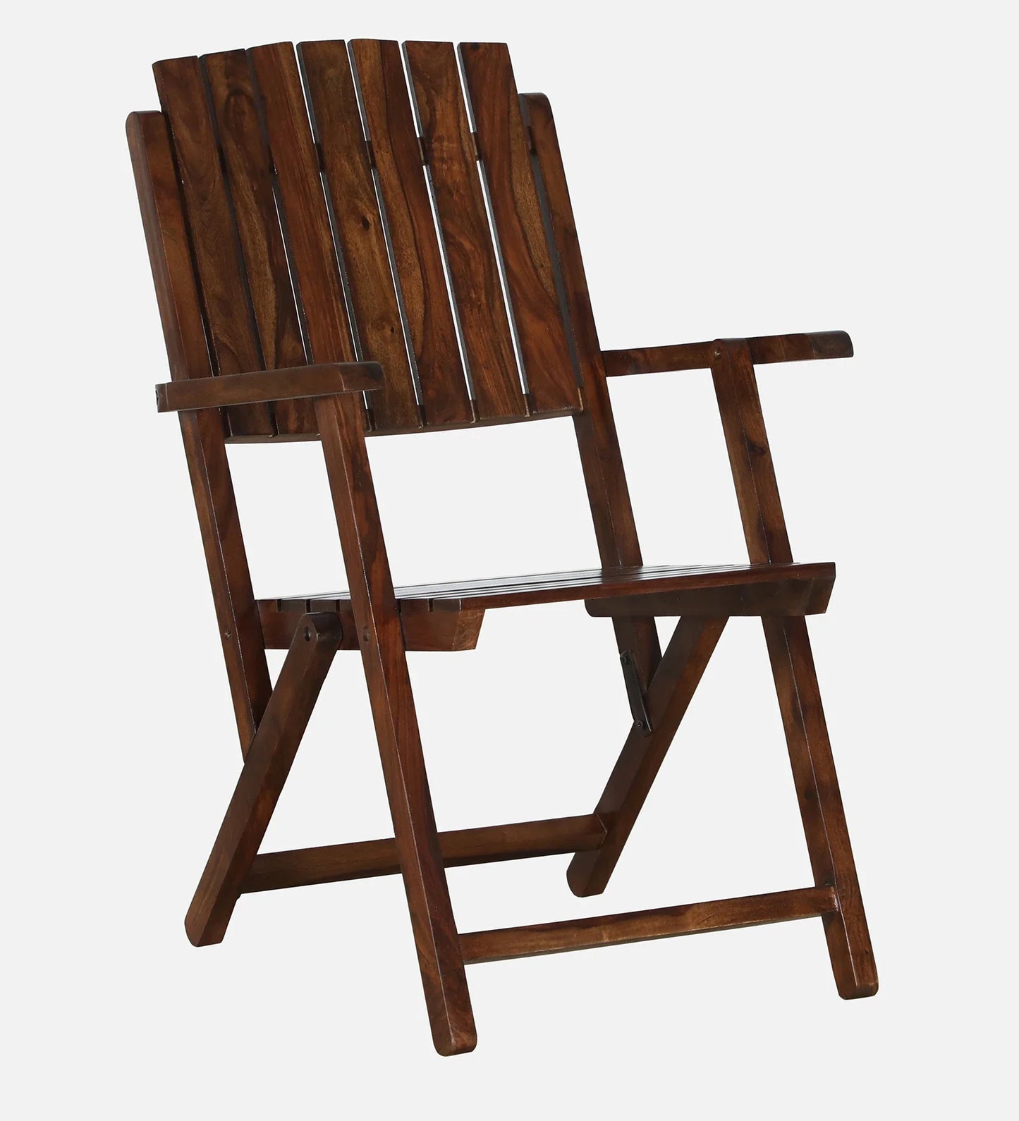 Sheesham Wood Folding Chair In Provincial Teak Finish