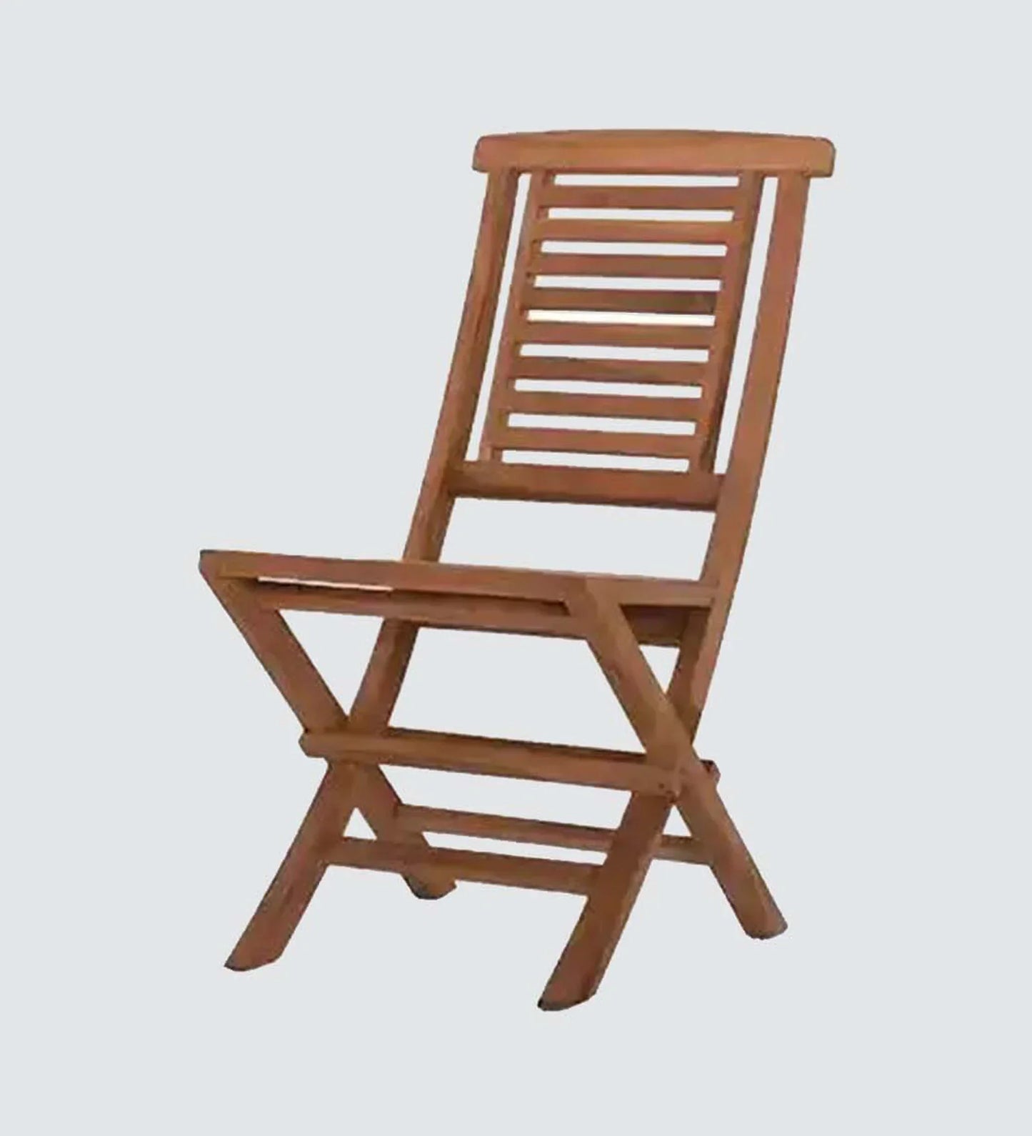 Aura Folding Chair In Brown Color