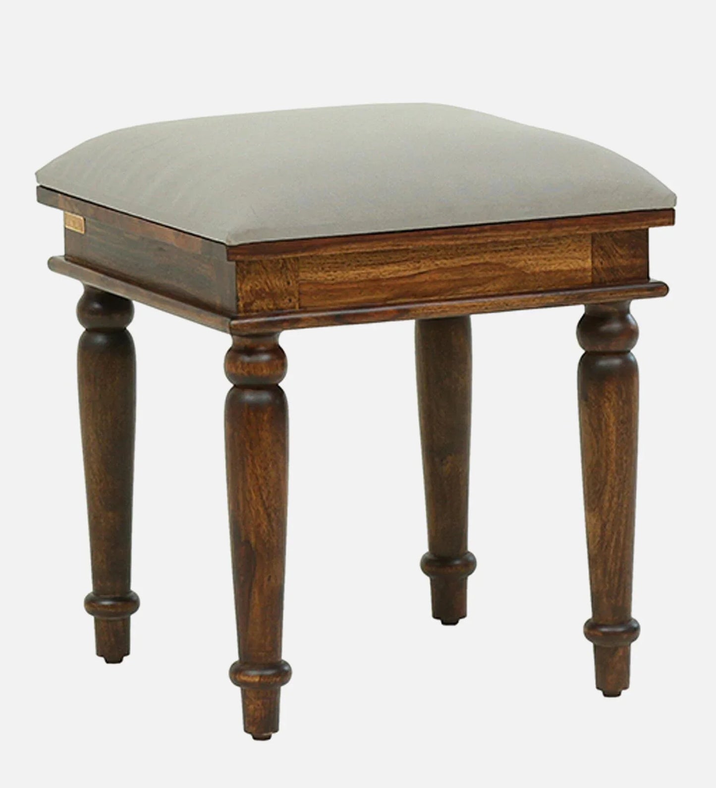 Sheesham Wood Seating Stool In Scratch Resistant Provincial Teak Finish