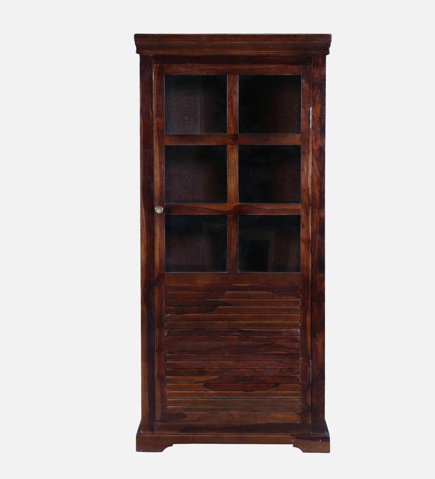 Sheesham Wood Book Case In Scratch Resistant Provincial Teak Finish
