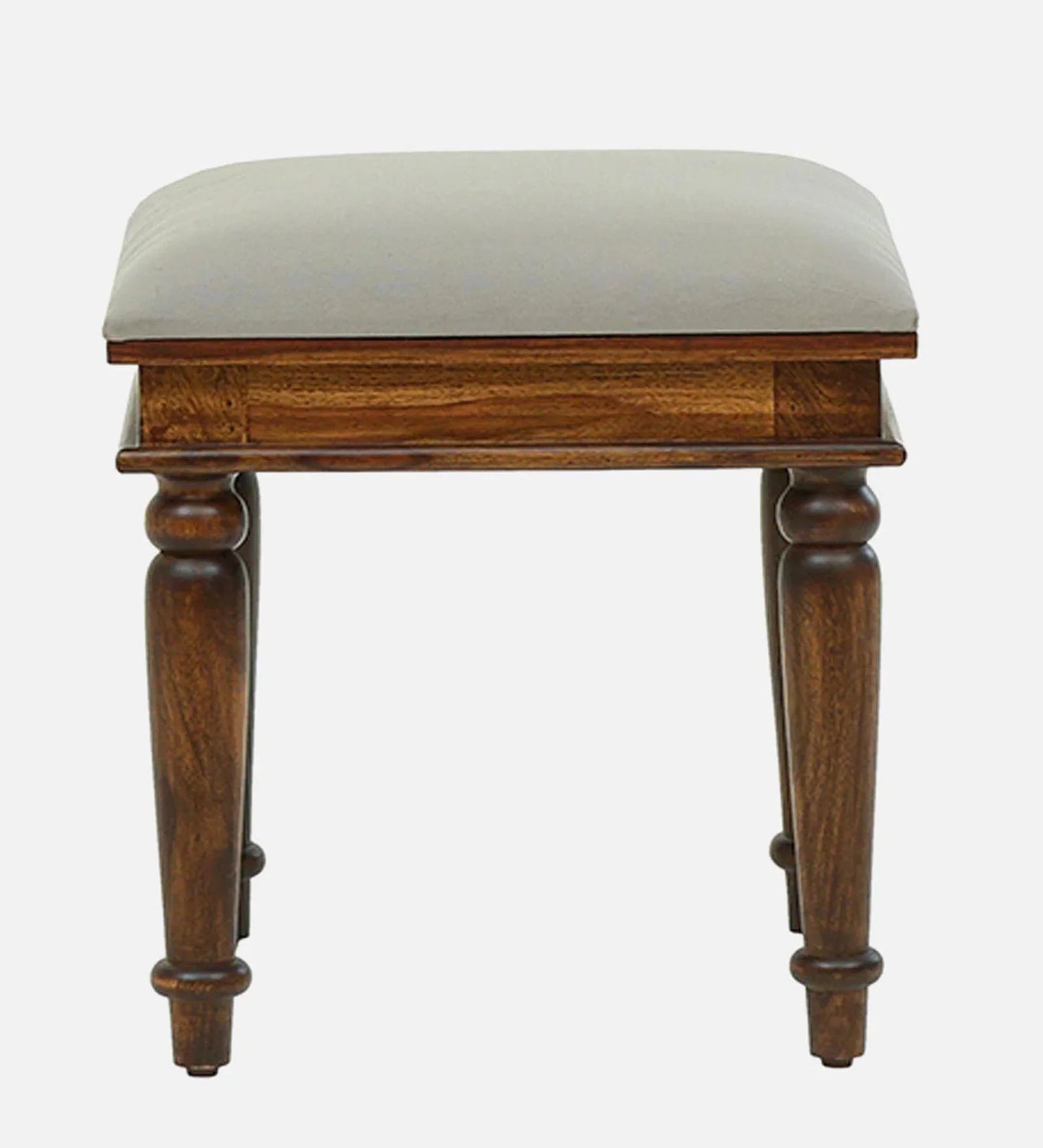Sheesham Wood Seating Stool In Scratch Resistant Provincial Teak Finish