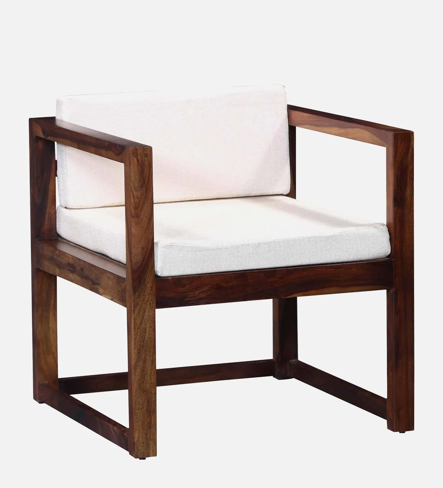 Avian Sheesham Wood Arm Chair In Provincial Teak Finish