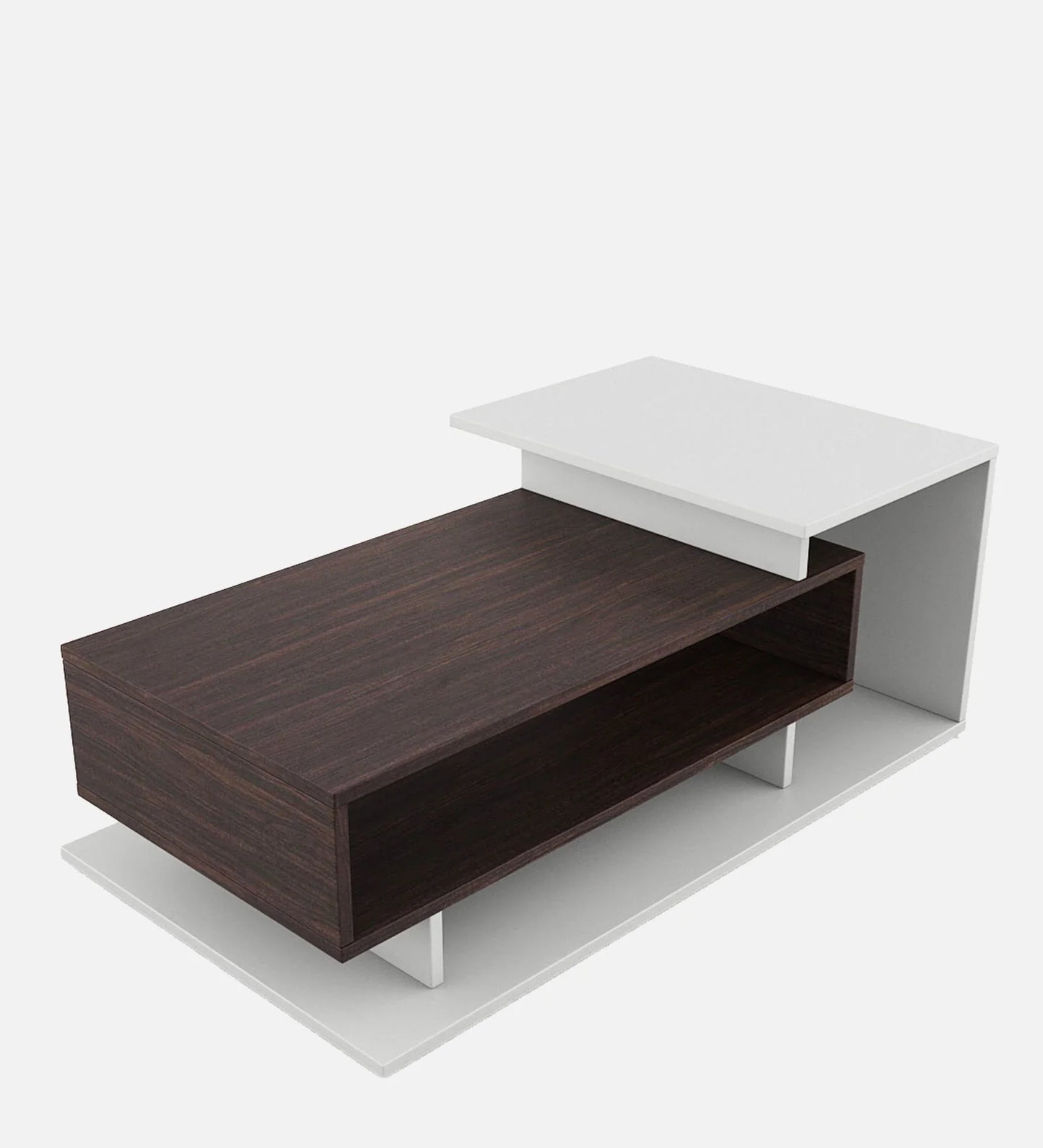 Kiosk Coffee Table in Choco Walnut Colour