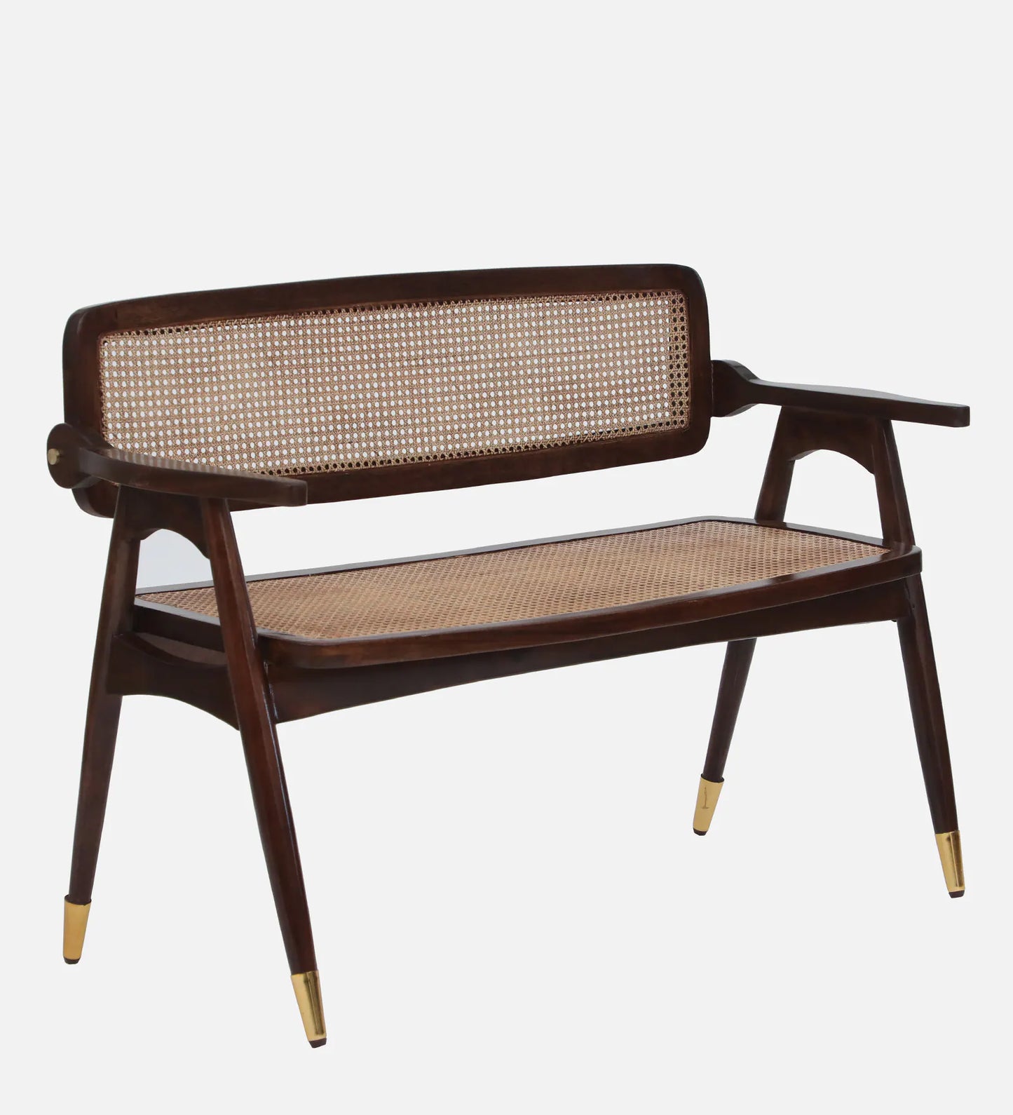 Solid Wood Settee In Tubbaq Finish