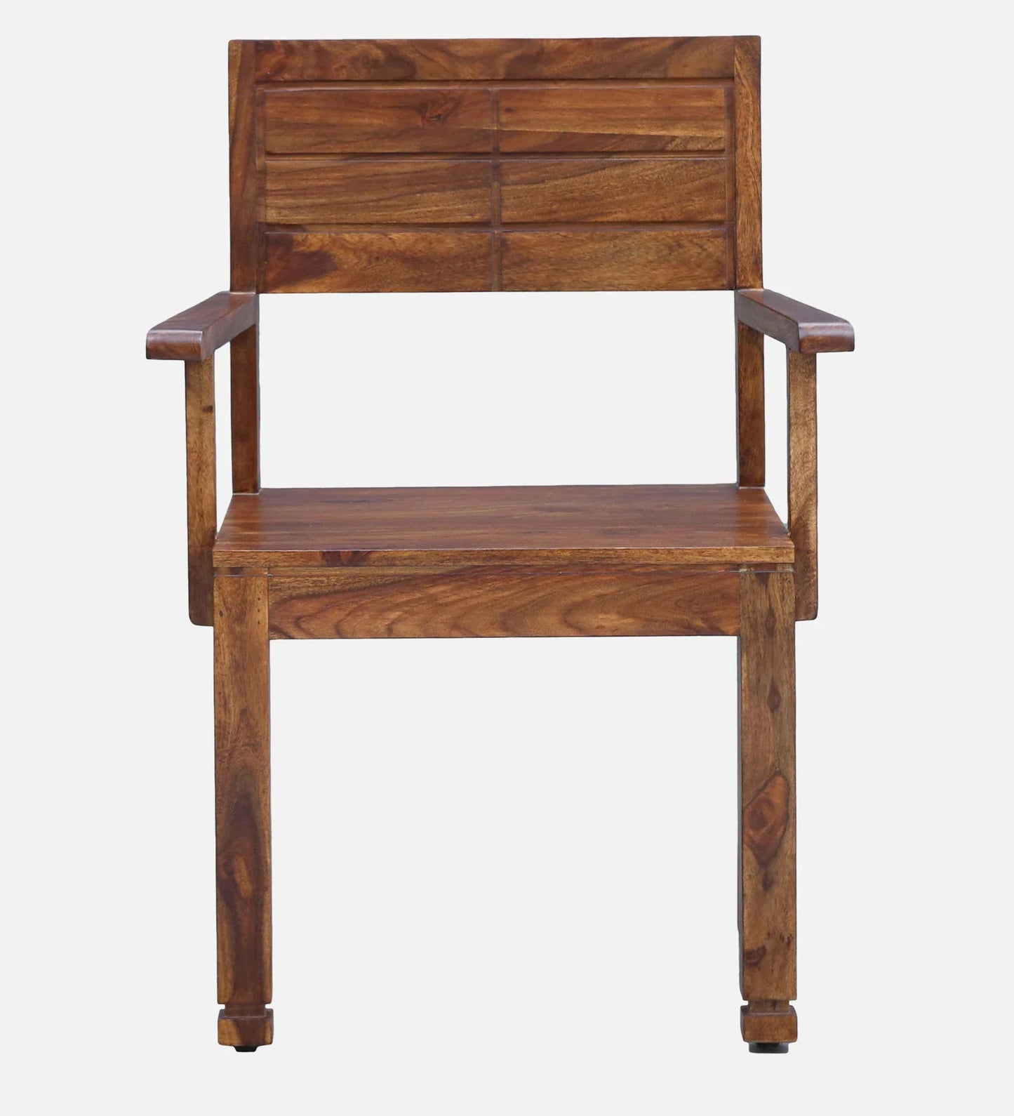 Segur Sheesham Wood Arm Chair In Provincial Teak Finish
