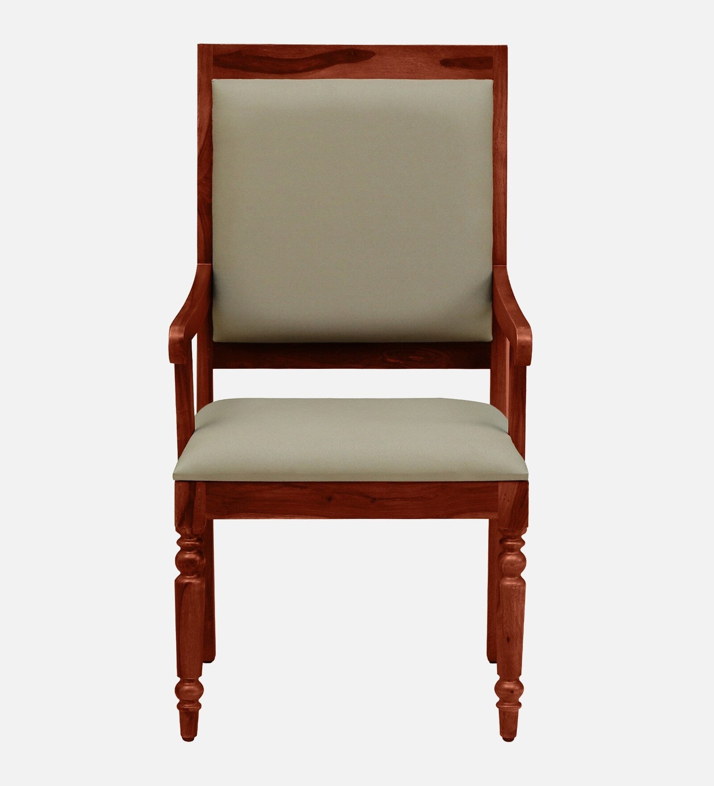 Warren Sheesham Wood Arm Chair In Honey Oak Finish