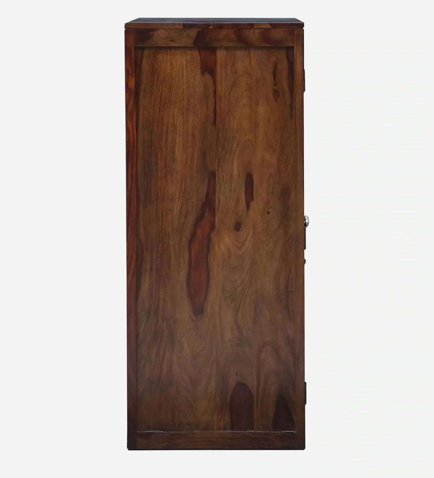 Sheesham Wood 2 Door Wardrobe In Scratch Resistant Provincial Teak Finish With Drawer