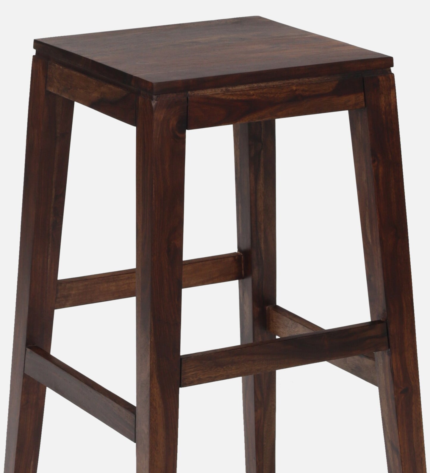 Sheesham Wood Bar Stool In Provincial Teak