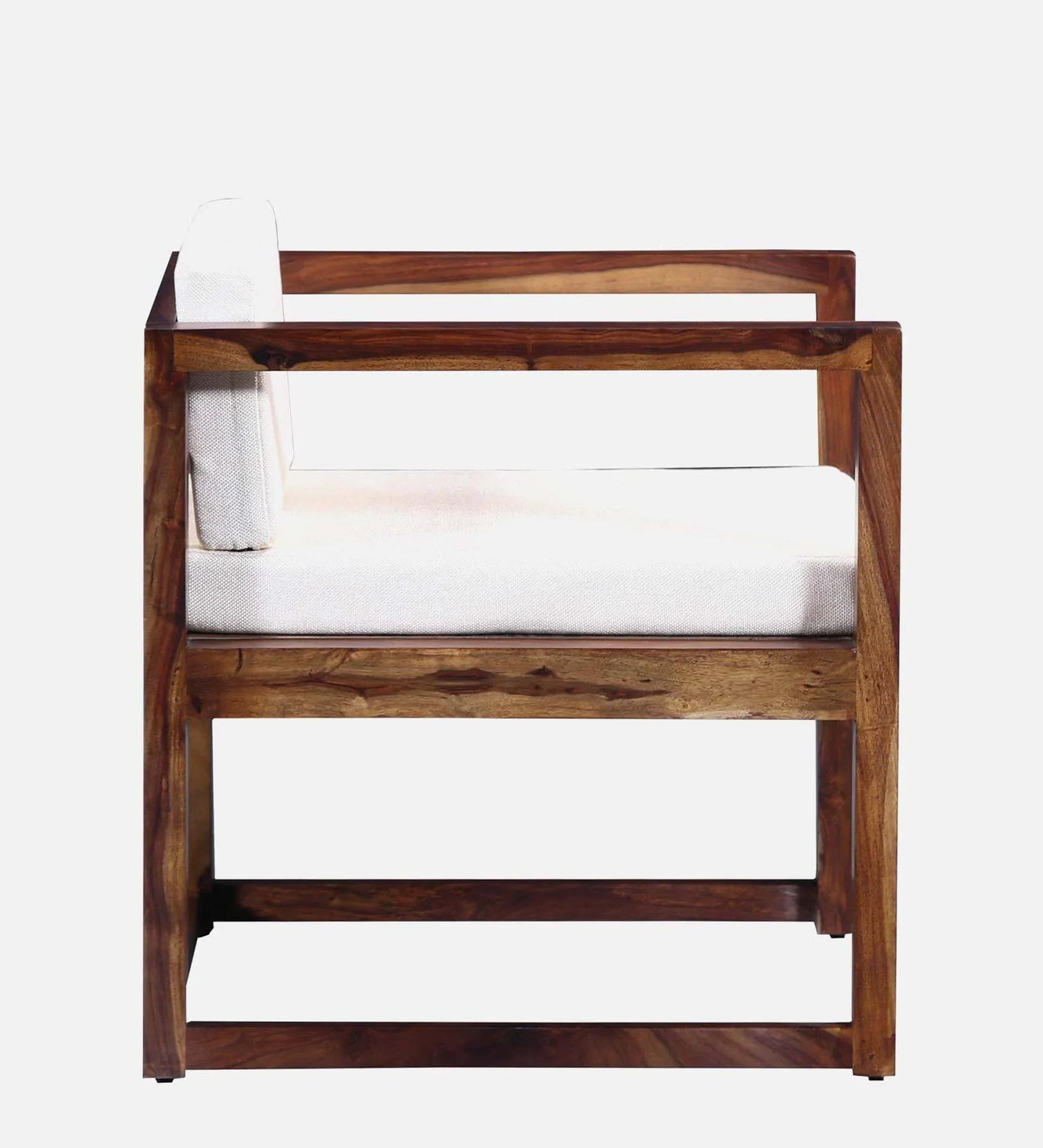 Avian Sheesham Wood Arm Chair In Provincial Teak Finish