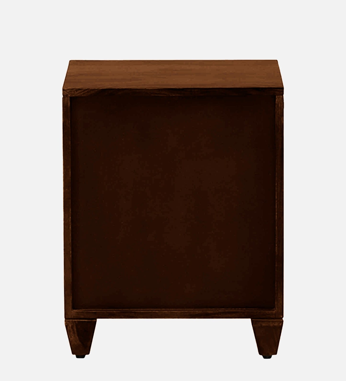 Sheesham Wood Bedside Table In Scratch Resistant Provincial Teak Finish With Drawers