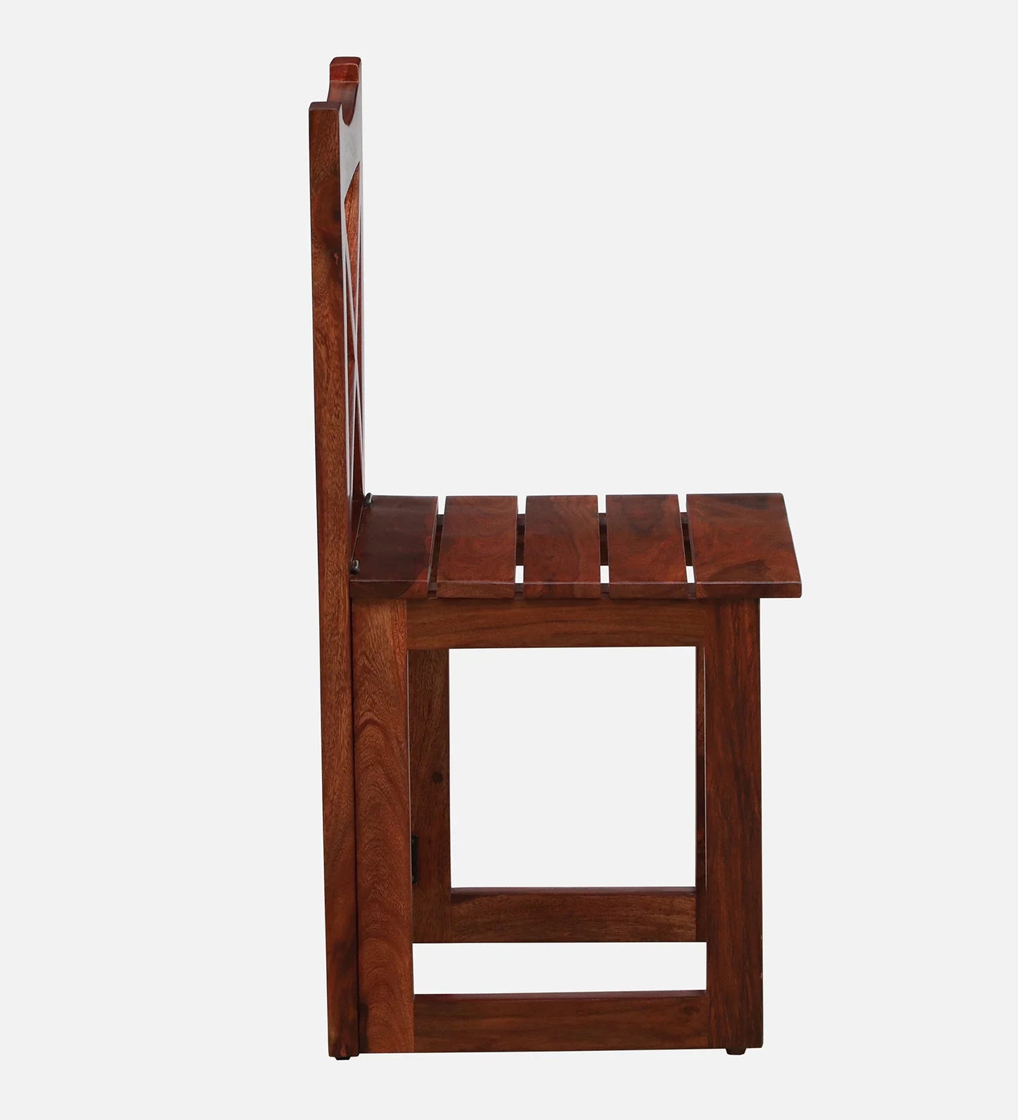 Sheesham Wood Folding Chair In Honey Oak Finish (Set Of 2)