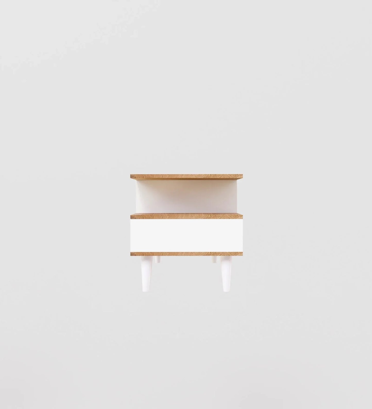 Dora Coffee Table In Canyon Oak And White Colour