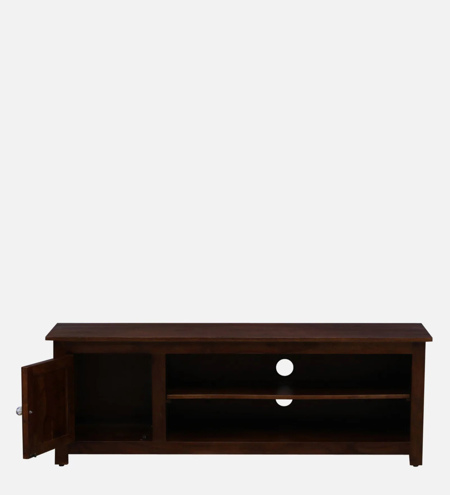 Sheesham Wood TV Console in Scratch Resistant Provincial Teak Finish For TVs Up To 55"