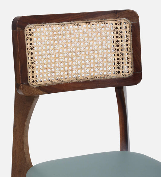 Sheesham Wood Dining Chairs In Scratch Resistant Provincial Teak Finish (Set Of 2 )