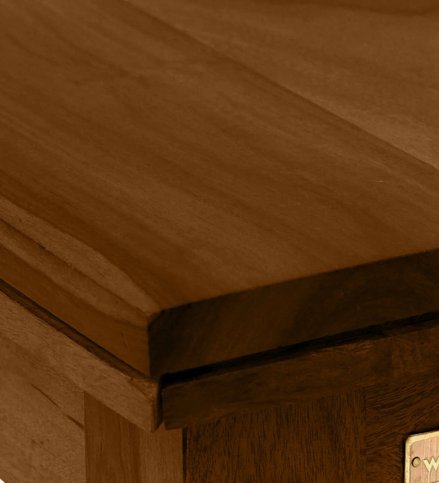 Sheesham Wood Chest Of Drawers in Scratch Resistant Provincial Teak Finish