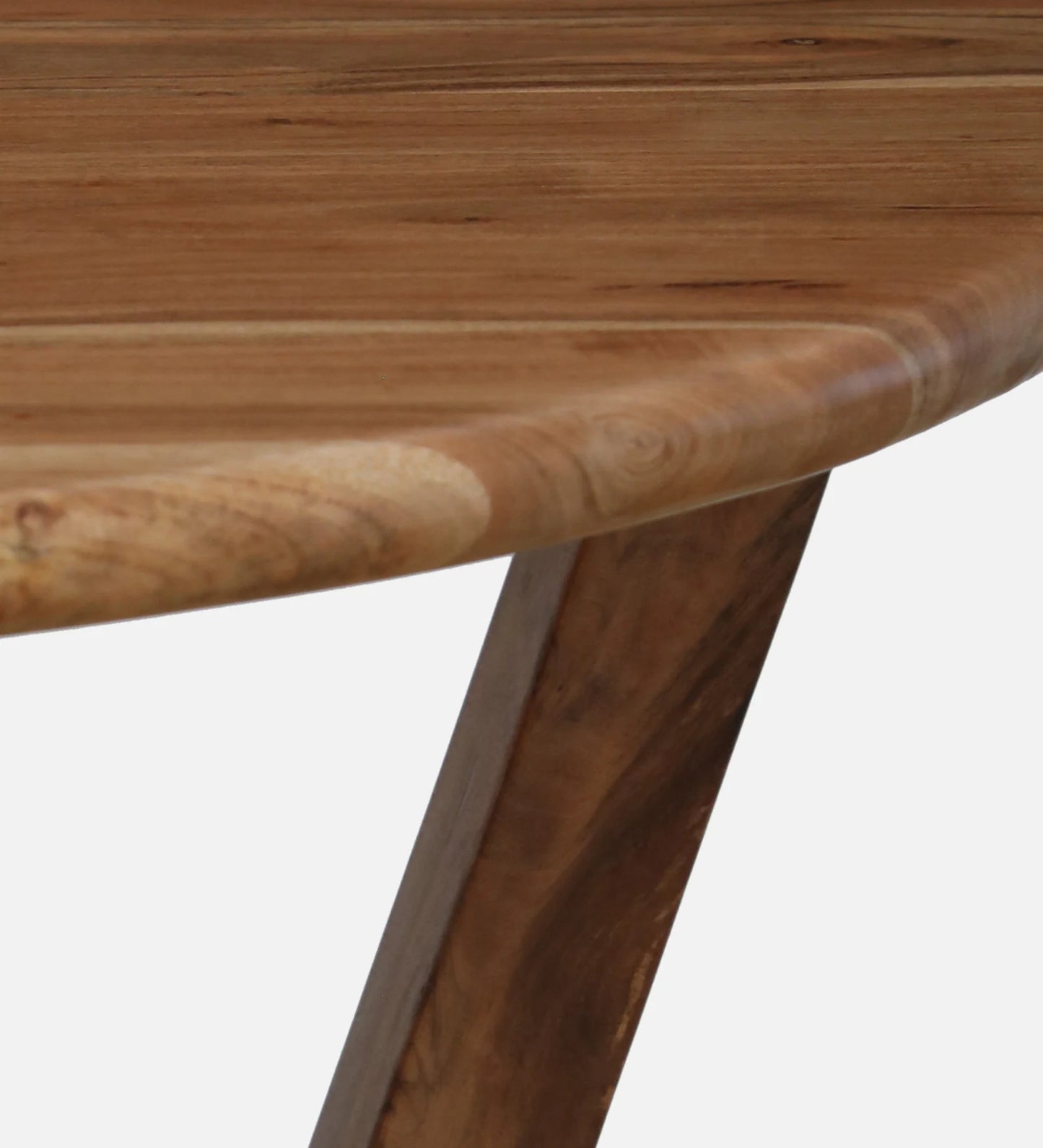 Wood 2 Seater Bar Table Set In Natural Finish