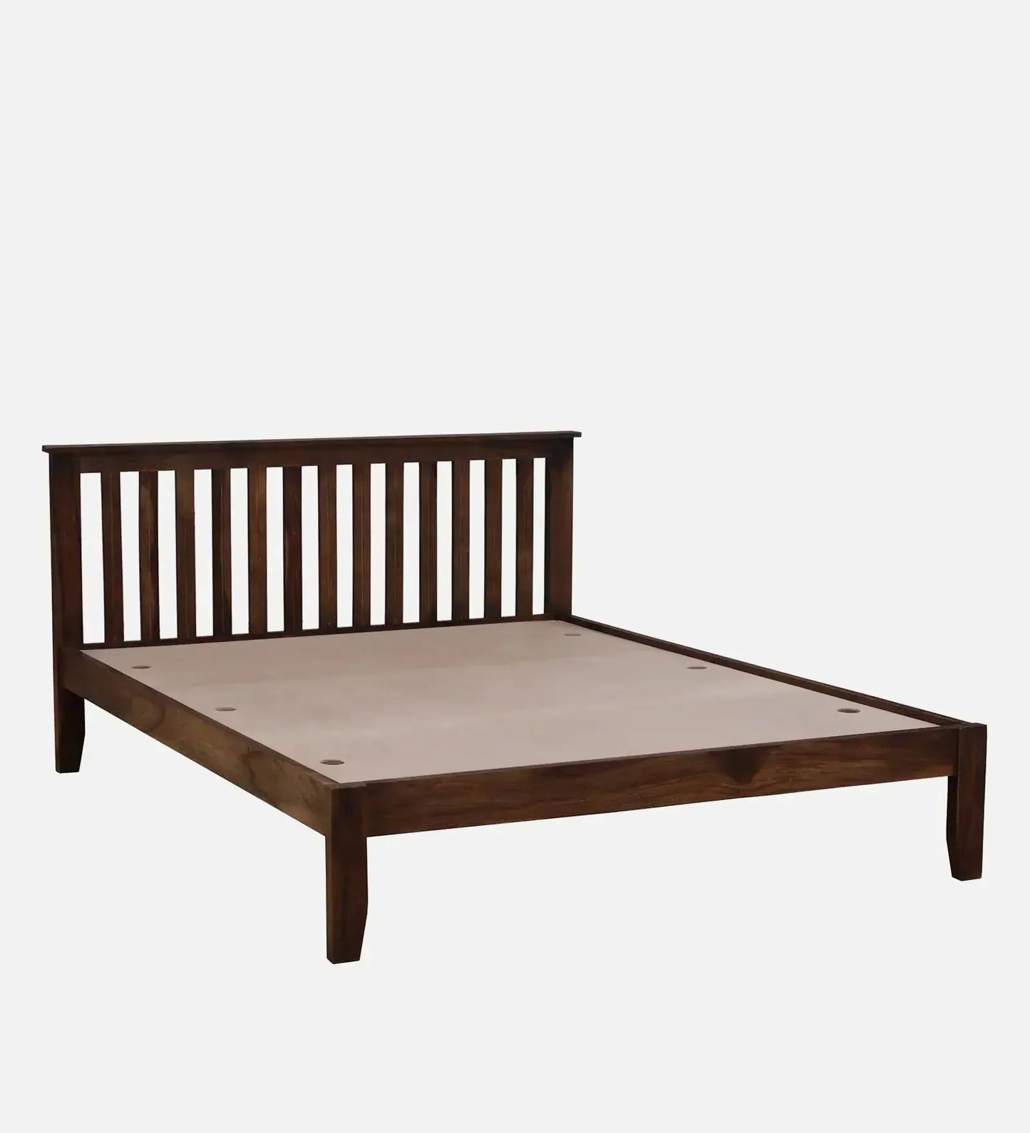 Sheesham Wood Queen Size Bed ( 60 X 72 ) In Provincial Teak Finish