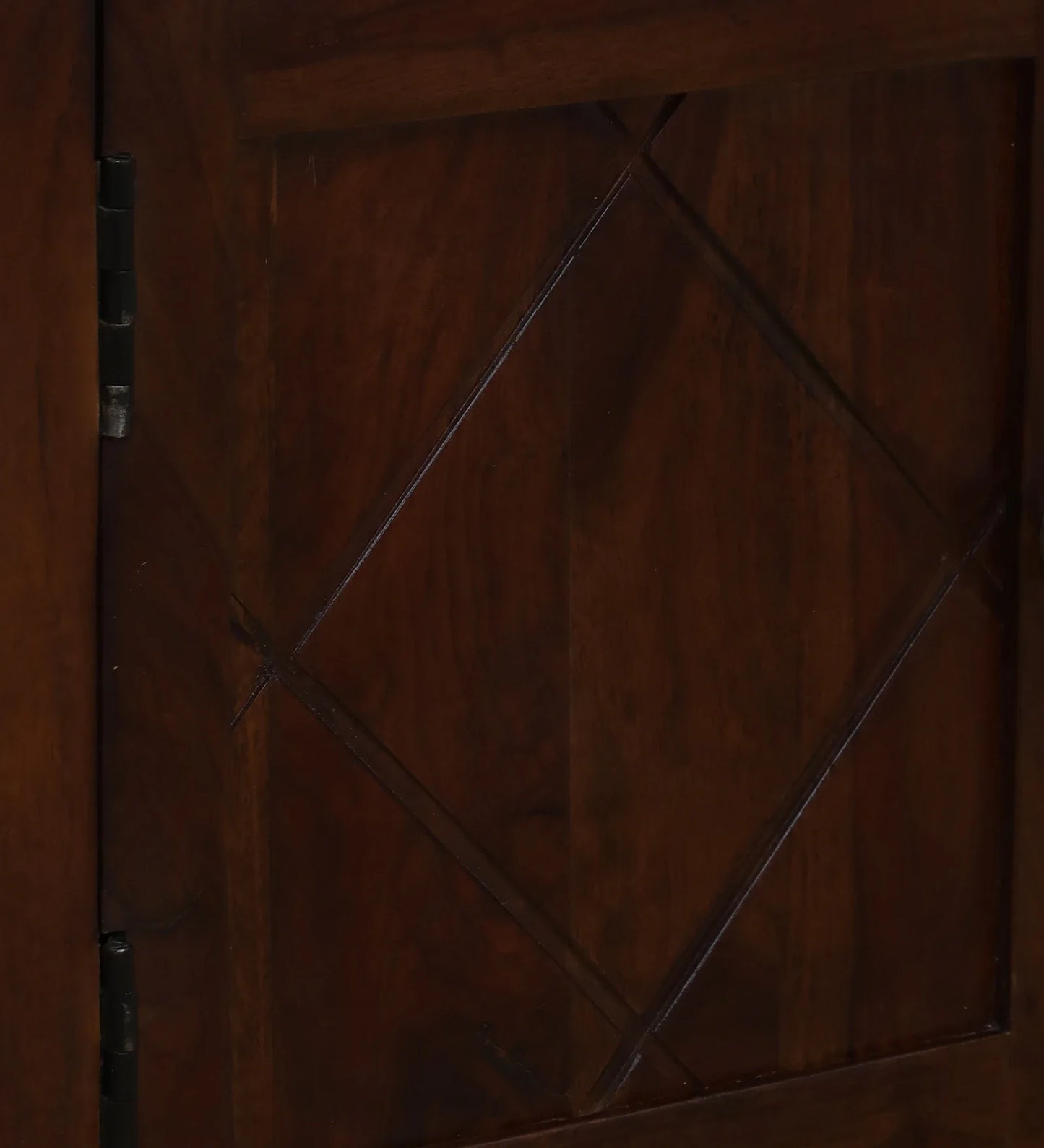 Sheesham Wood TV Console in Scratch Resistant Provincial Teak Finish For TVs Up To 55"