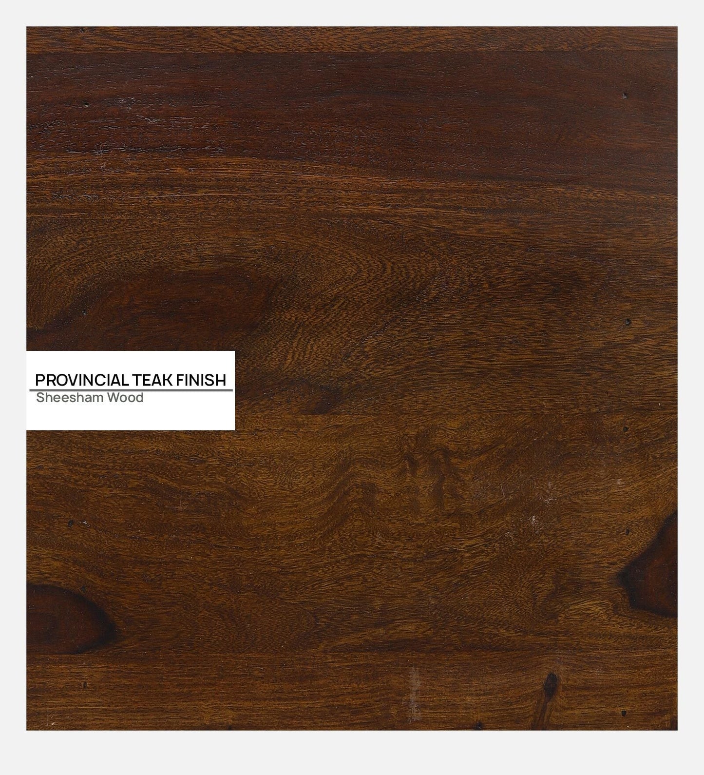 Sheesham Wood Bedside Table In Scratch Resistant Provincial Teak Finish With Drawers