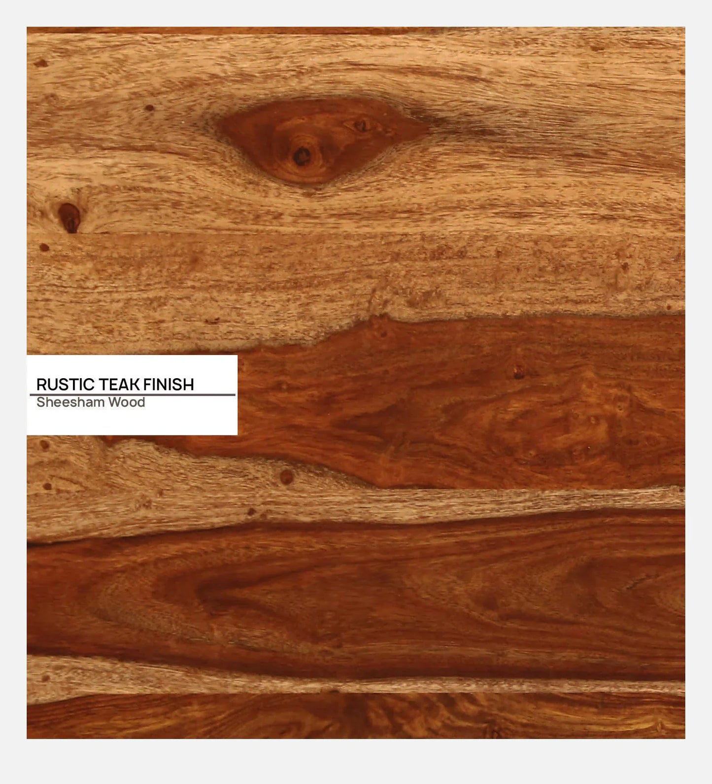Sheesham Wood Trunk in Scratch Resistant Rustic Teak Finish