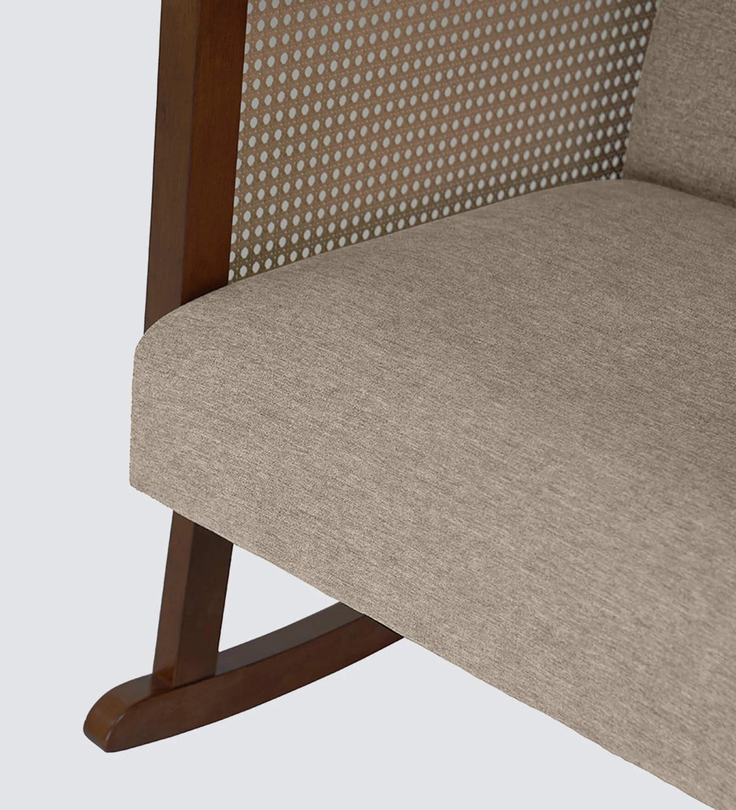 Vega Rocking Chair in Brown Finish