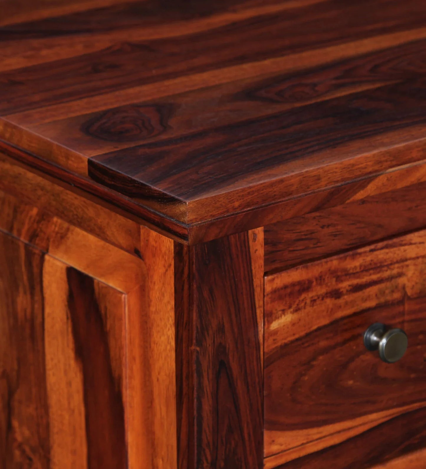 Sheesham Wood Dresser in Honey Oak Finish