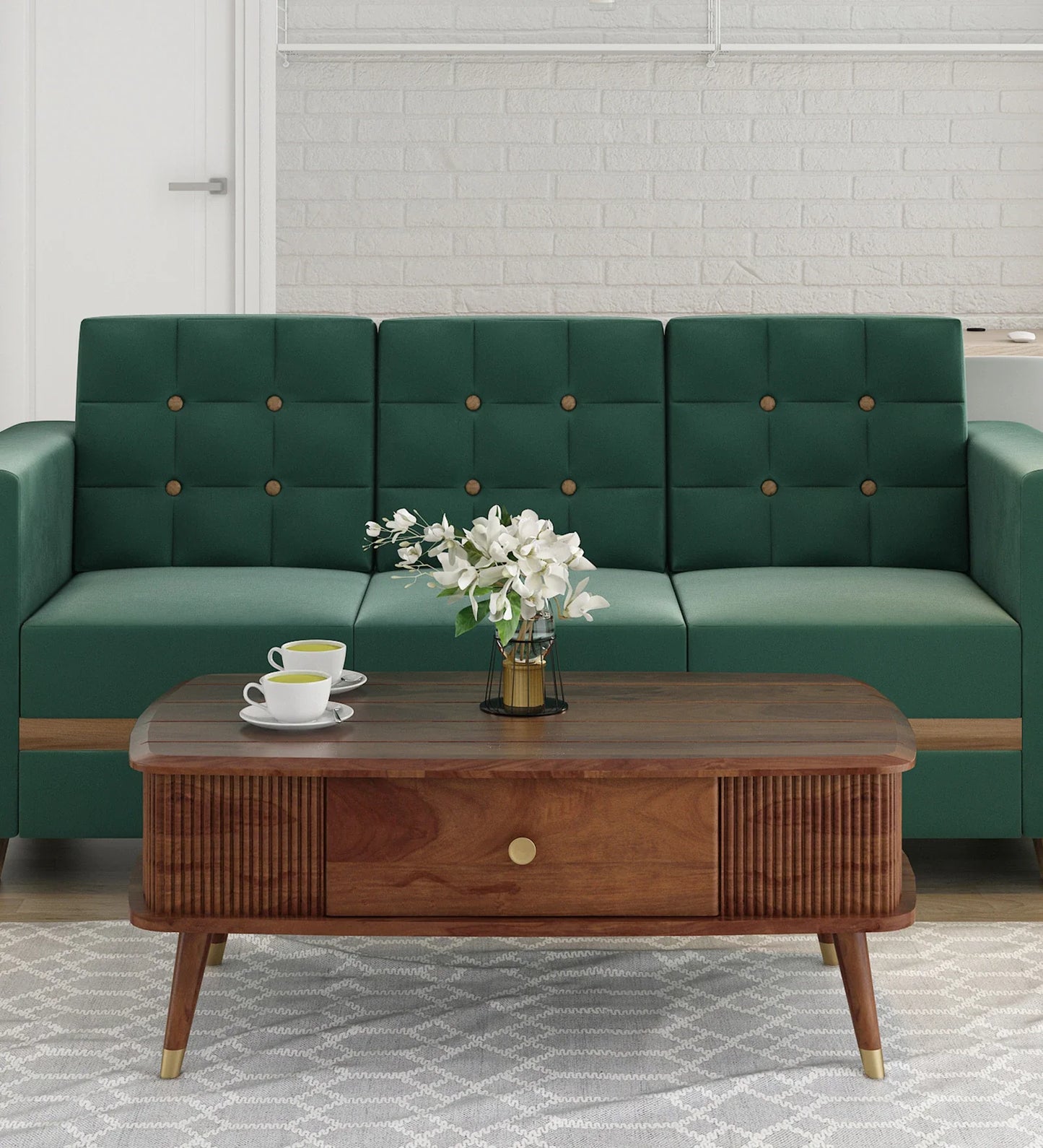 Kosmo Apollo Coffee Table In Sheesham Finish