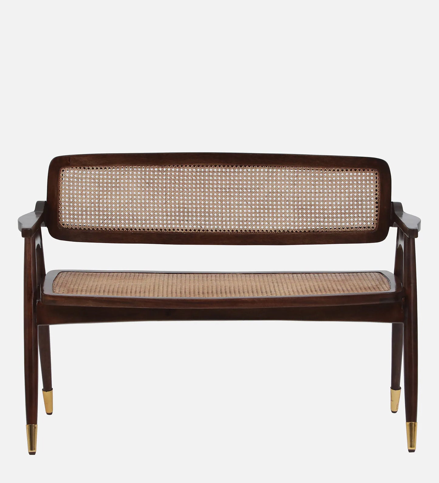 Solid Wood Settee In Tubbaq Finish