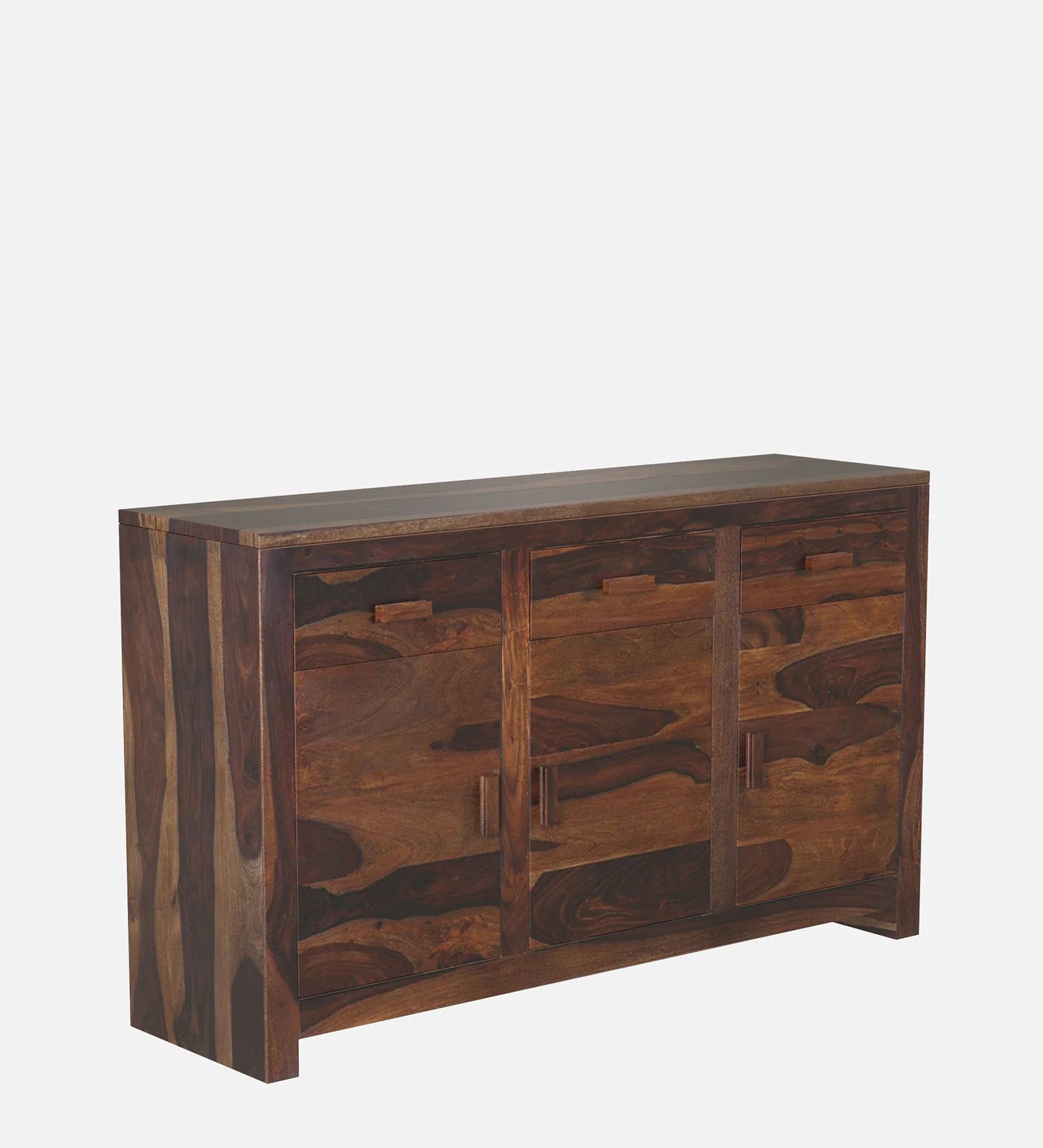 Sheesham Wood Sideboard In Provincial Teak Finish