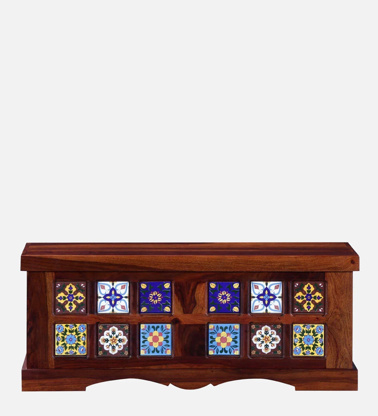 Sheesham Wood Trunk in Honey Oak Finish