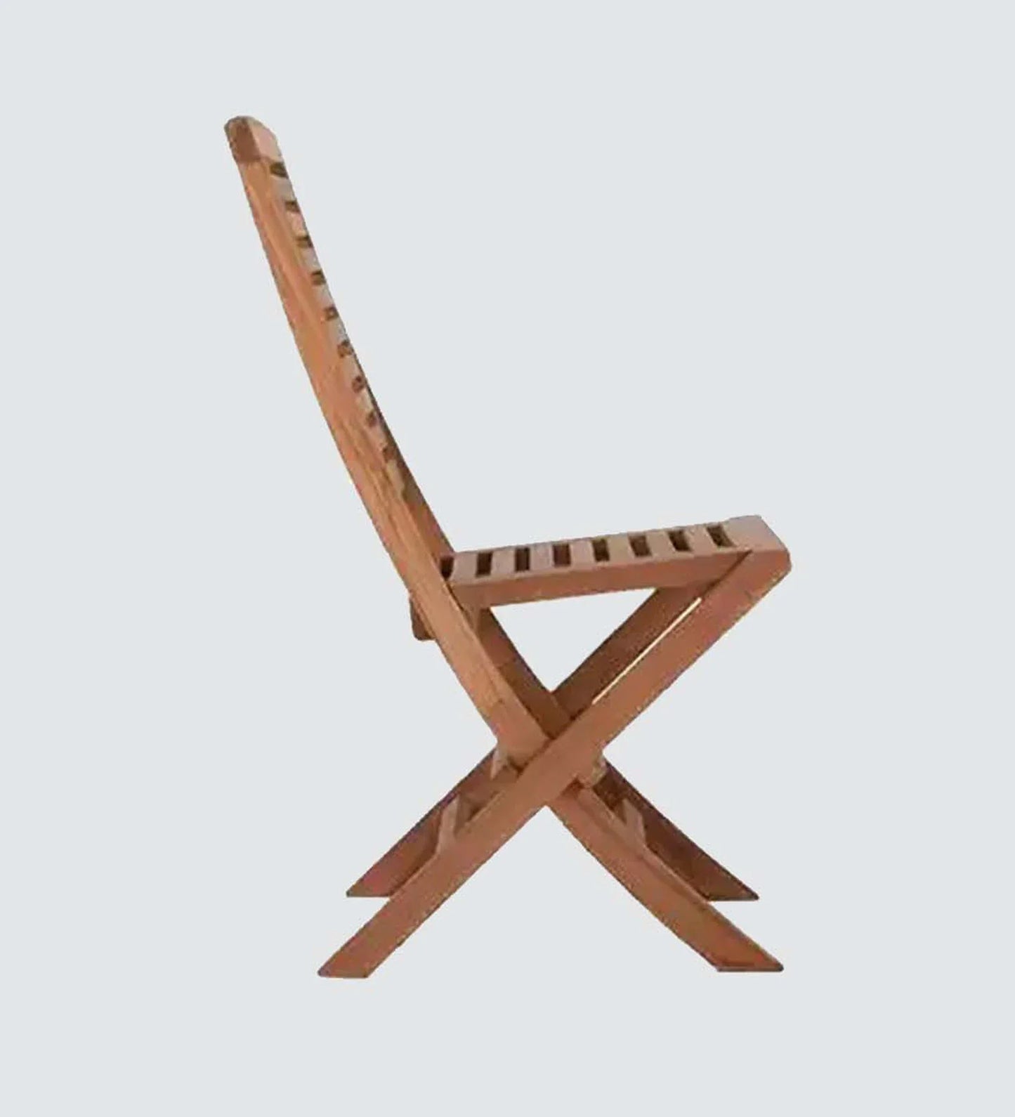 Aura Folding Chair In Brown Color