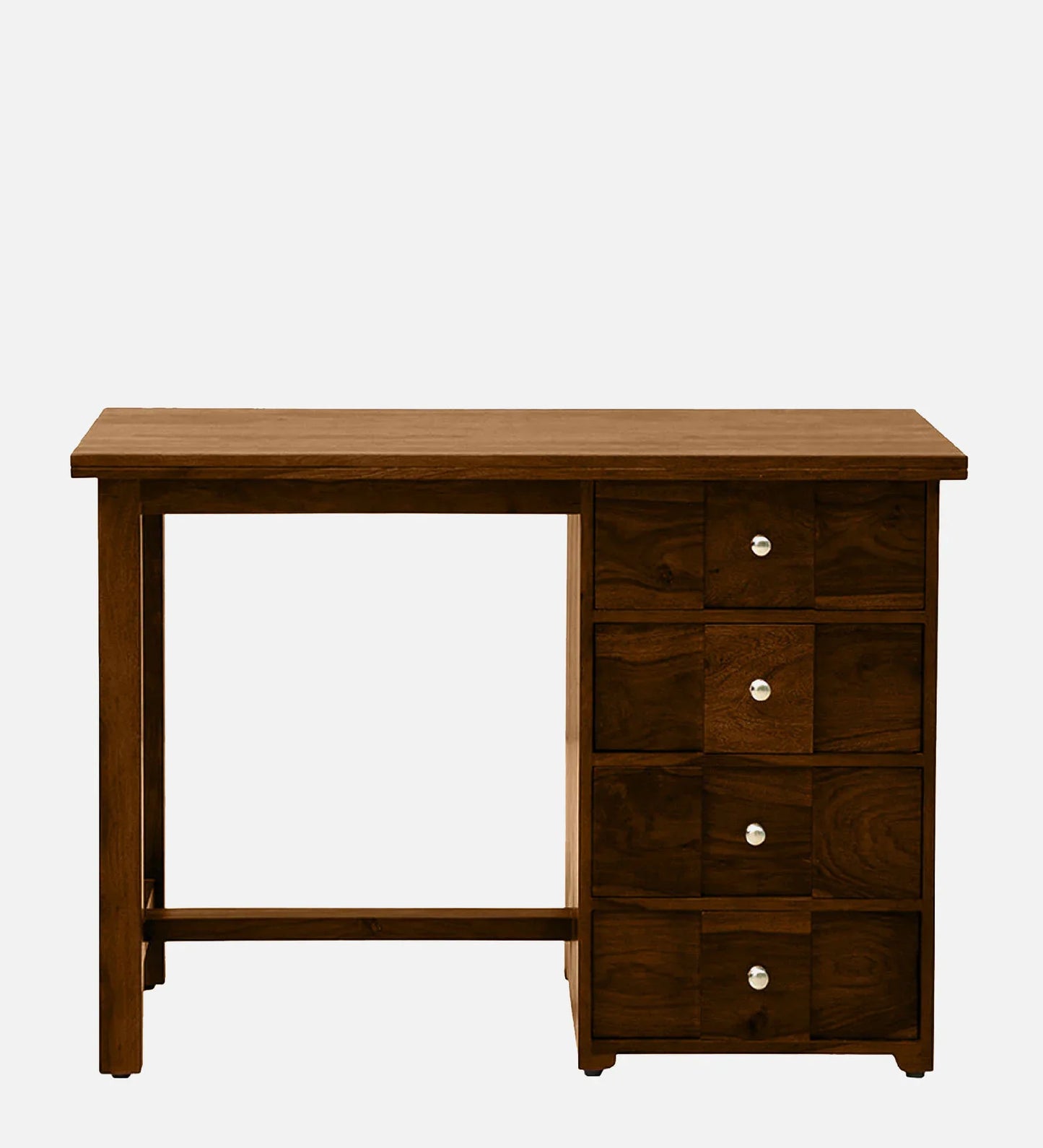Sheesham Wood Writing Table In Scratch Resistant Provincial Teak Finish With Drawers