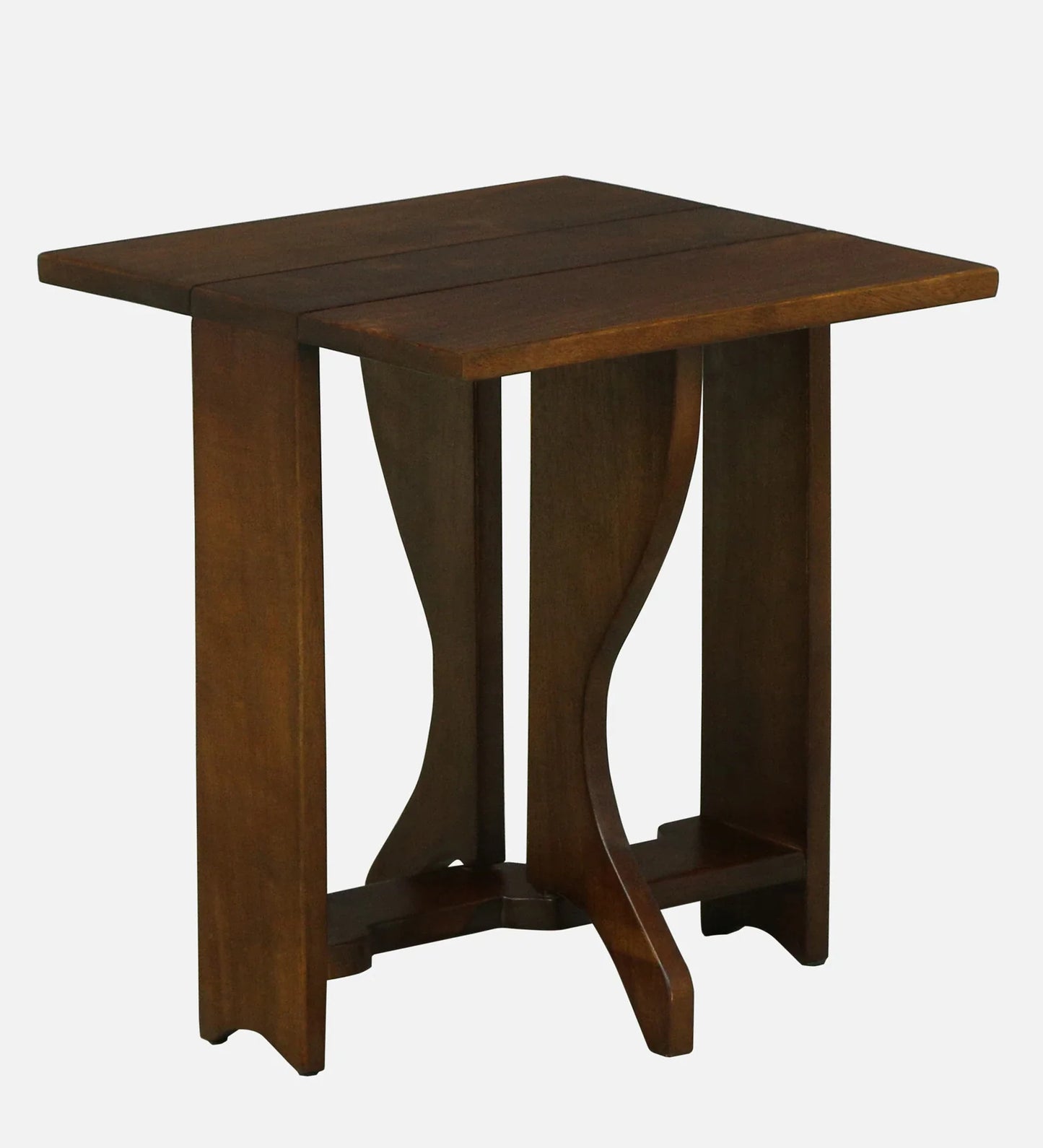 Ciotat Mango Wood Folding End Table In Tubbaq Finish