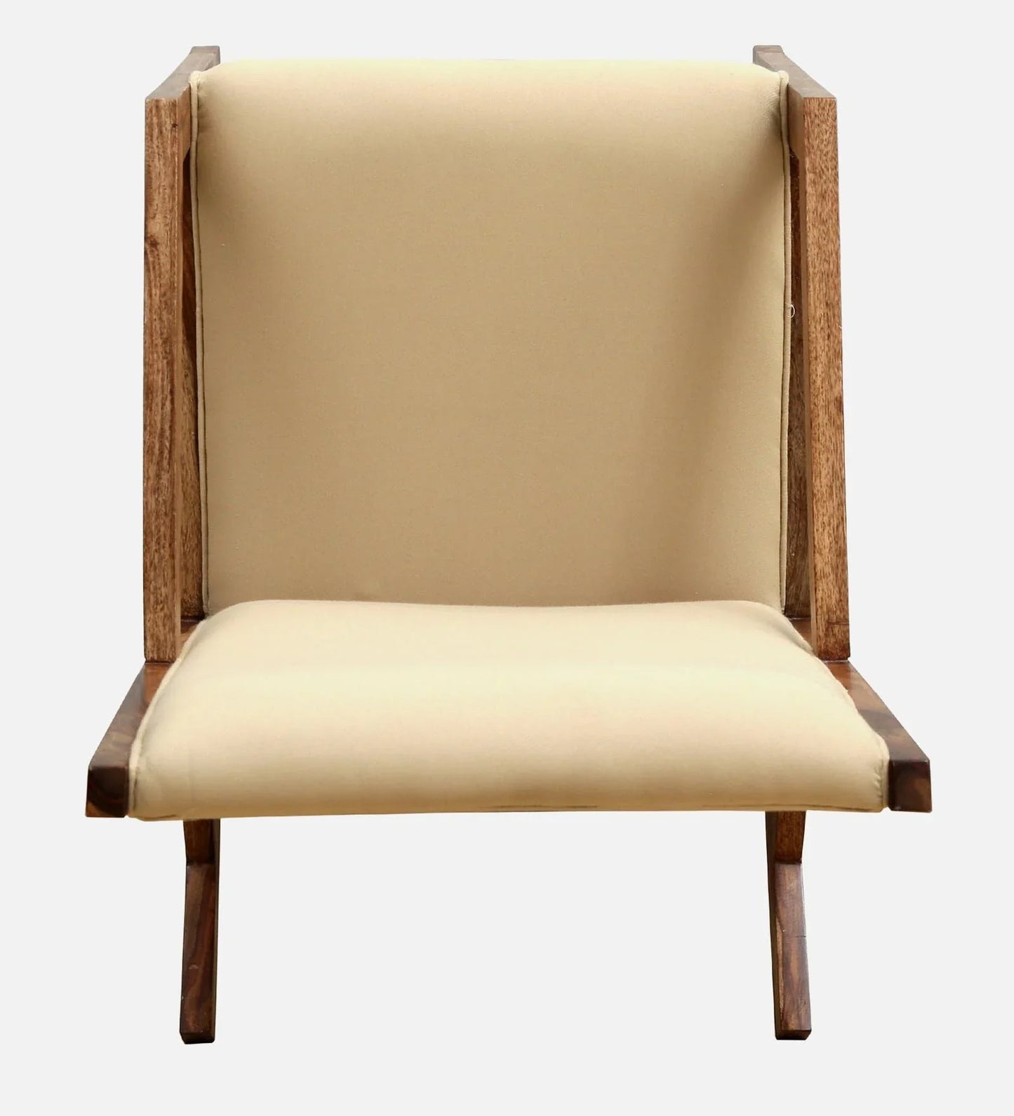 Rezzan Sheesham Wood Rocking Chair in Rustic Teak Finish