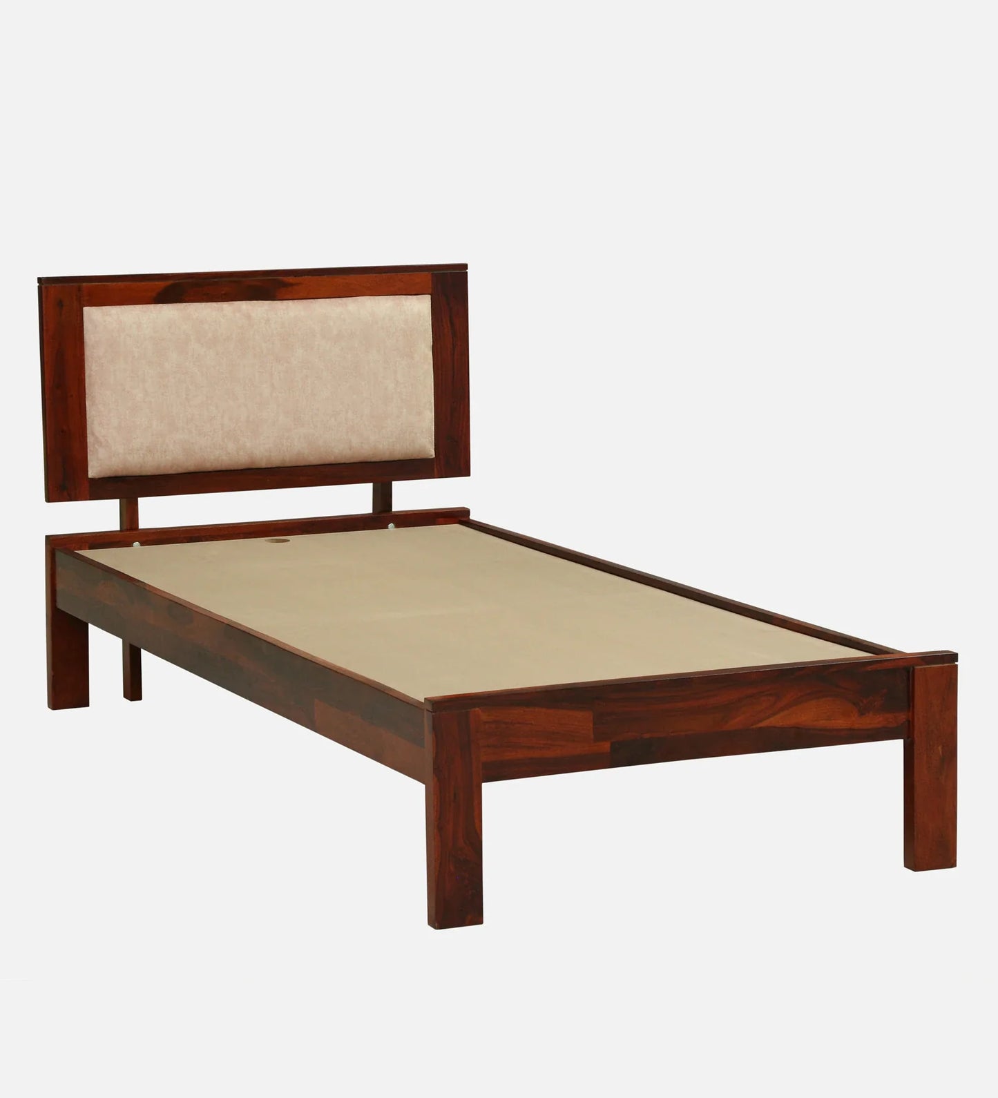 Sheesham Wood Single Bed In Honey Oak Finish