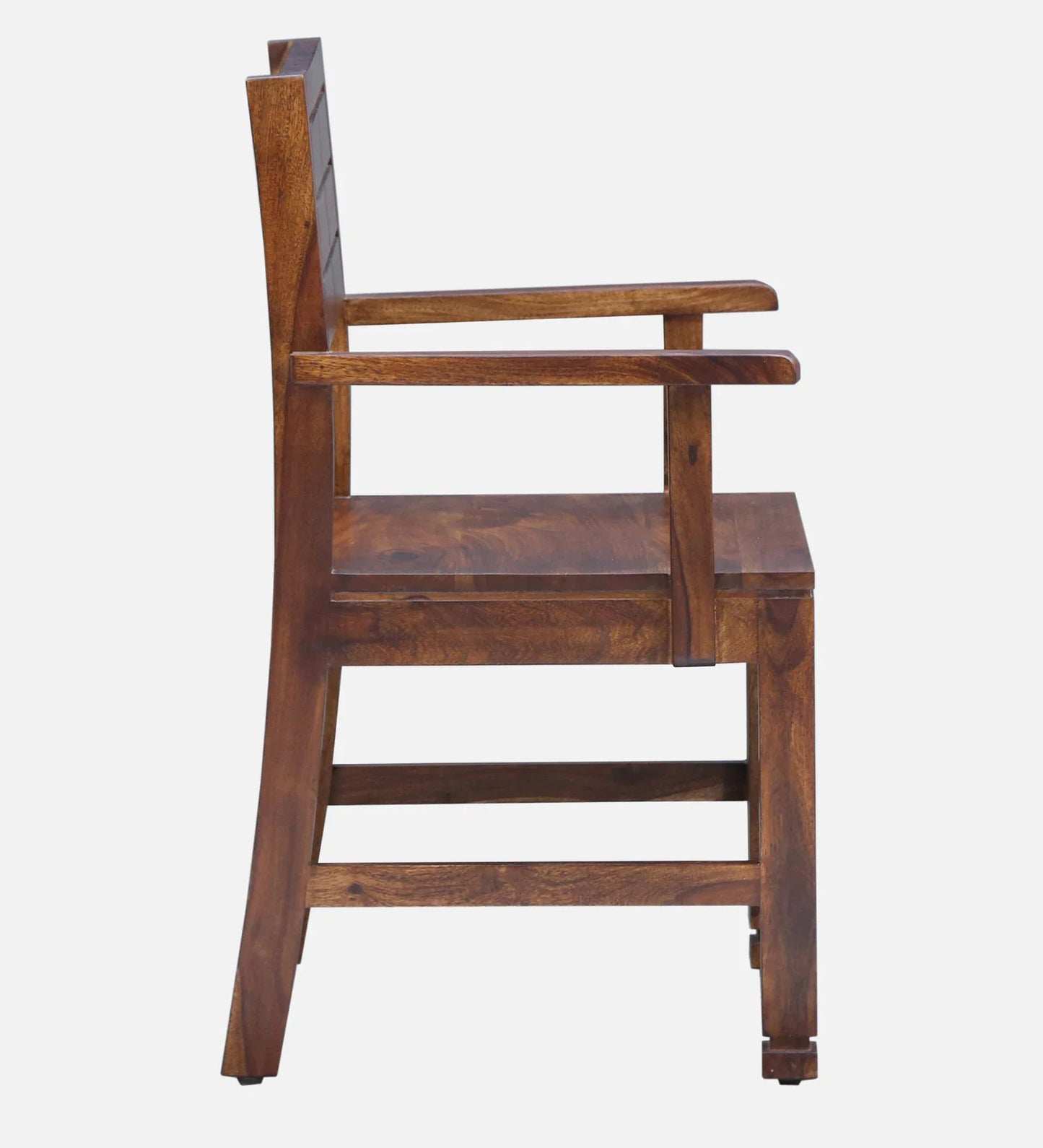 Segur Sheesham Wood Arm Chair In Provincial Teak Finish