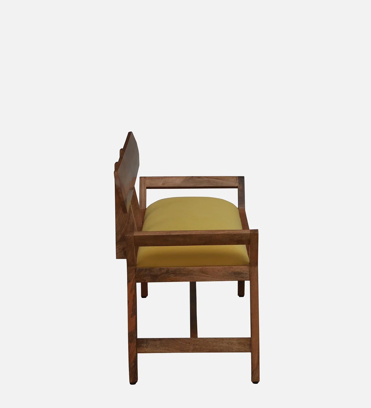 Mango Wood Settee In Natural Finish