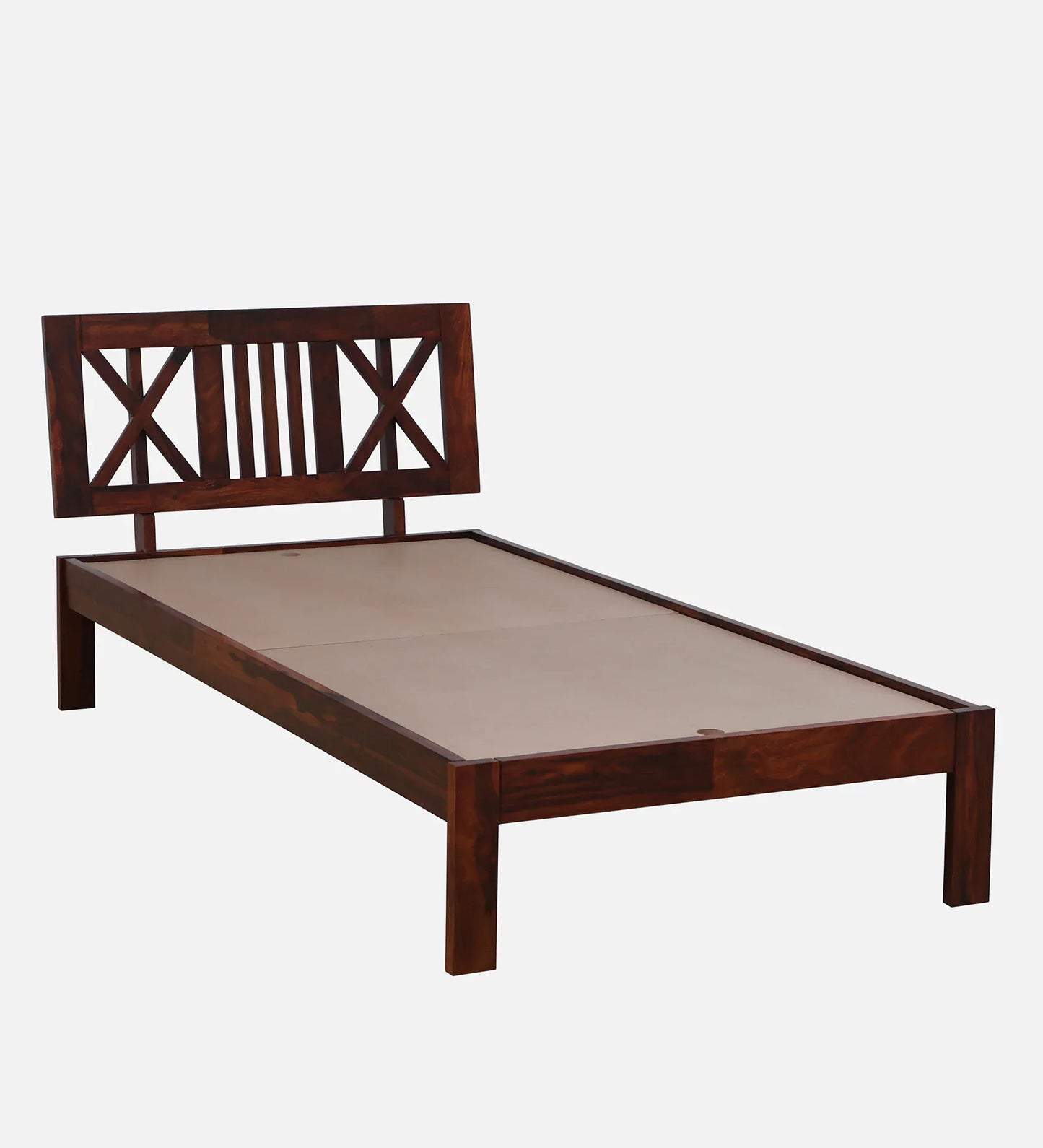 Sheesham Wood Single Bed In Honey Oak Finish