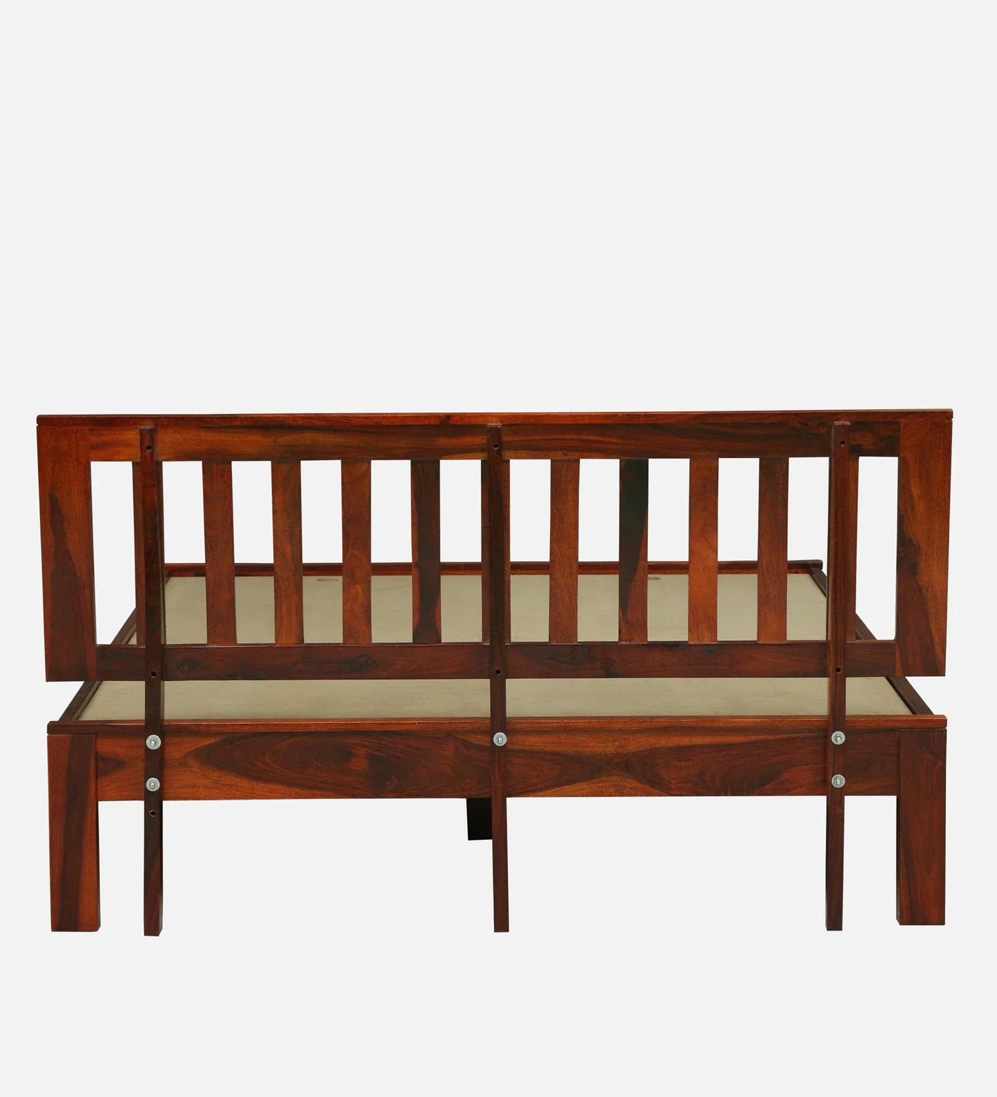 Sheesham Wood King Size Bed In Honey Oak Finish