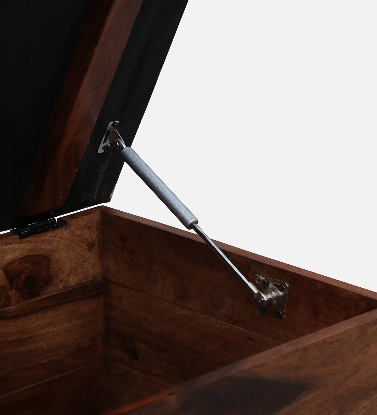 Sheesham Wood Trunk With Storage In Scratch Resistant Rustic Teak Finish