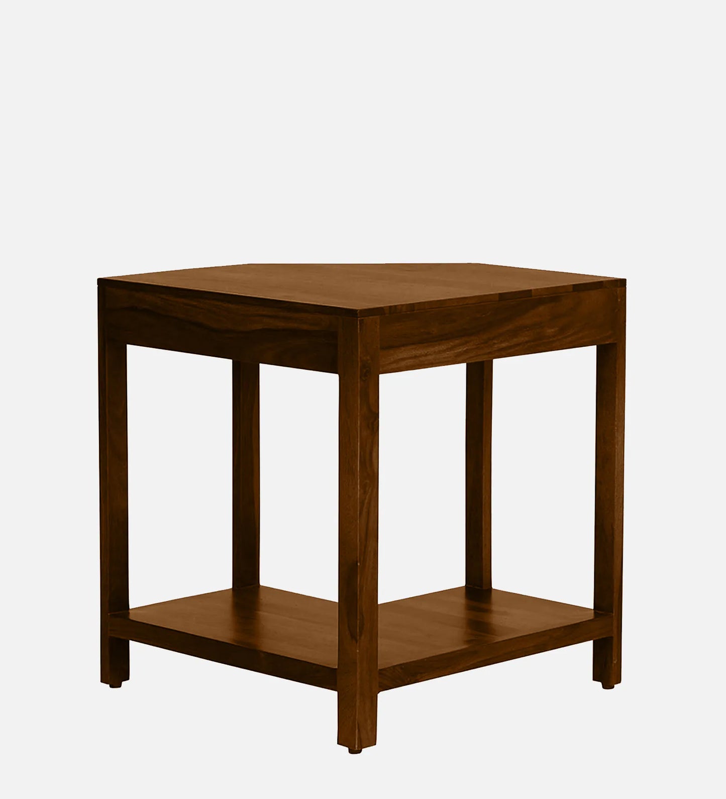 Sheesham Wood Corner Writing Table in Scratch Resistant Provincial Teak Finish