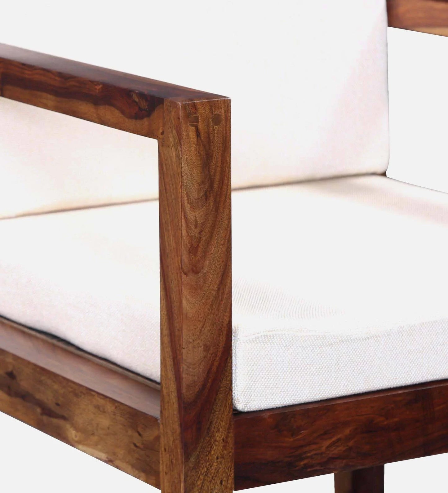 Avian Sheesham Wood Arm Chair In Provincial Teak Finish