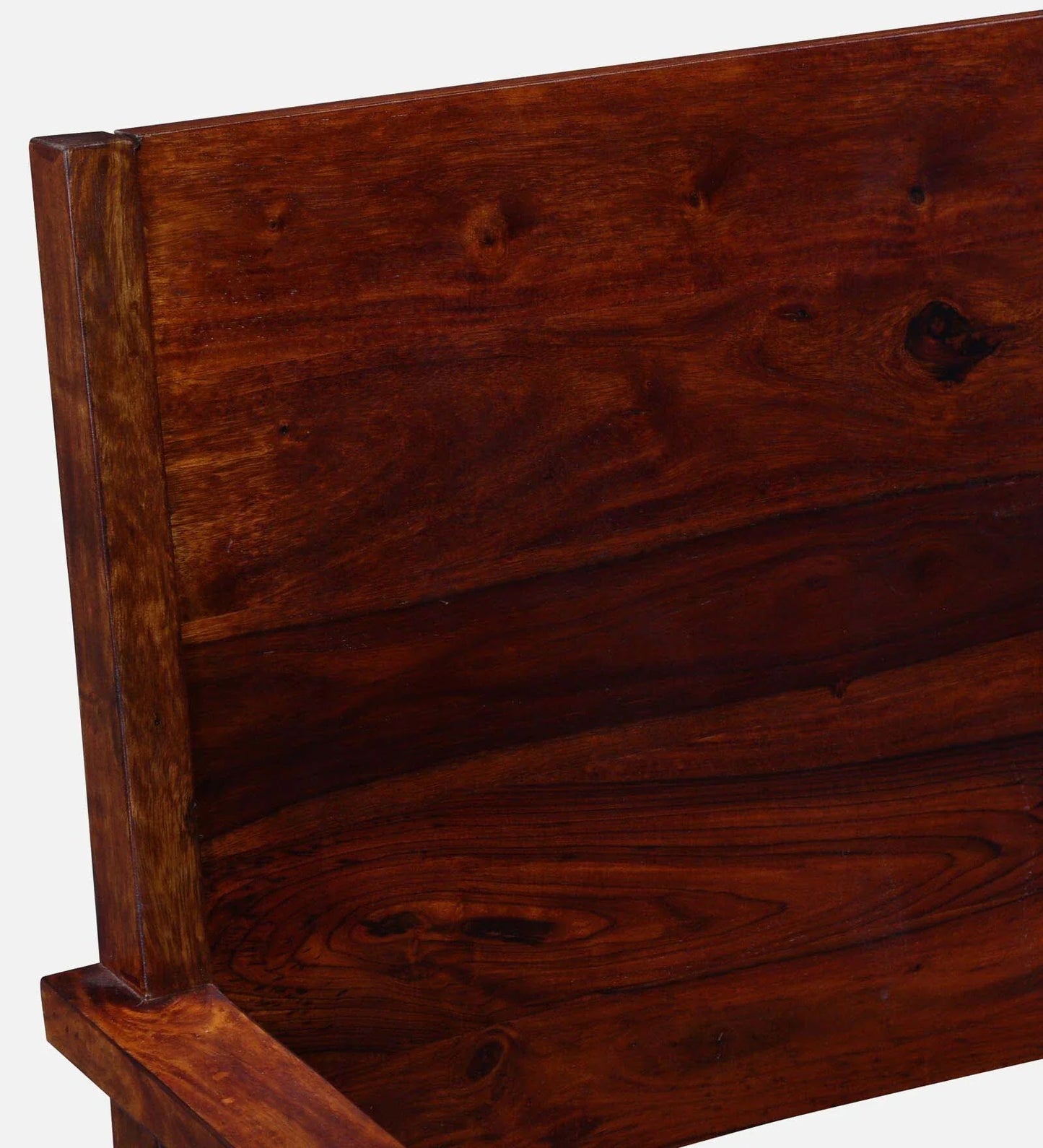 Oriel Sheesham Wood Arm Chair In Honey Oak Finish