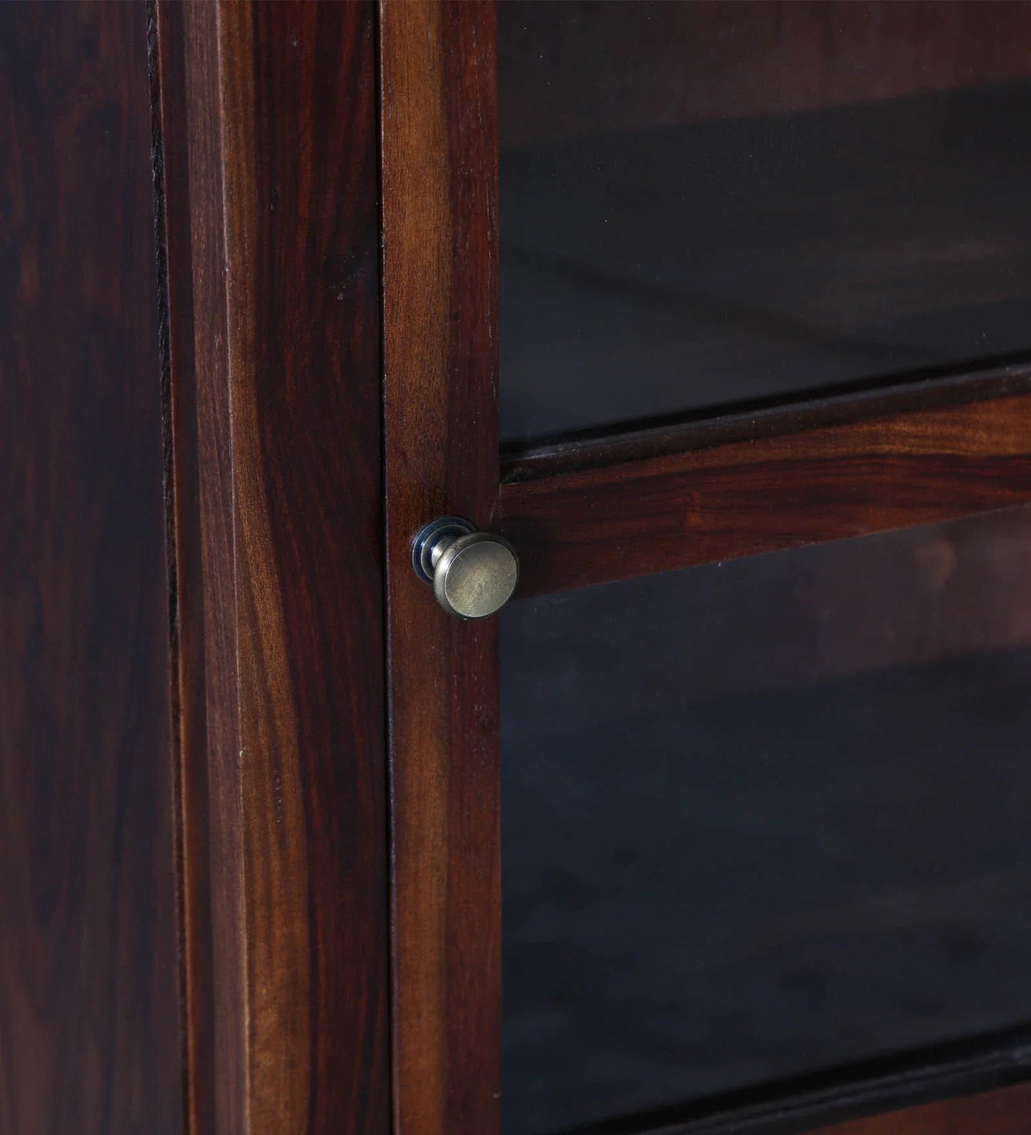 Sheesham Wood Book Case In Scratch Resistant Provincial Teak Finish