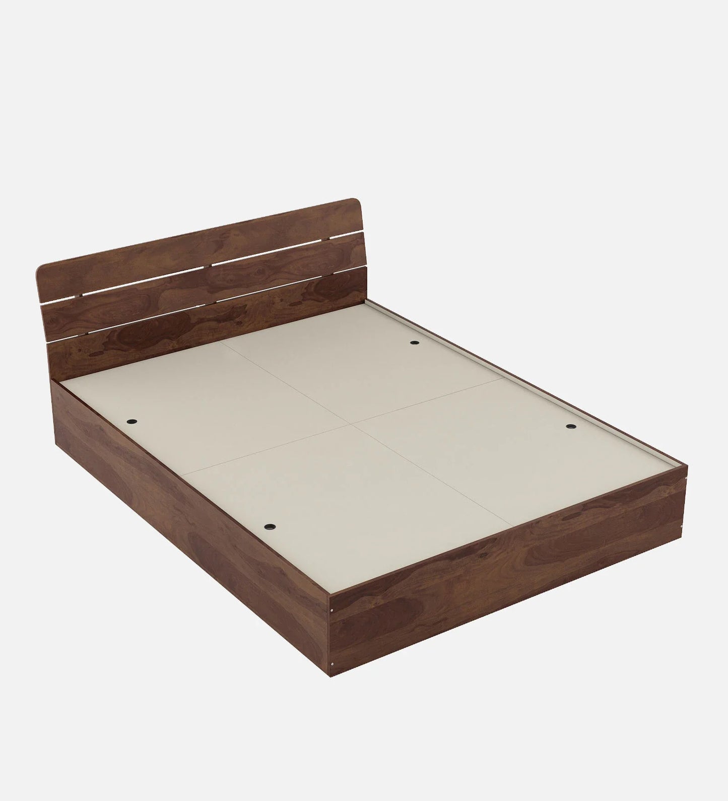 Queen Bed In Sheesham Finish With Box Storage
